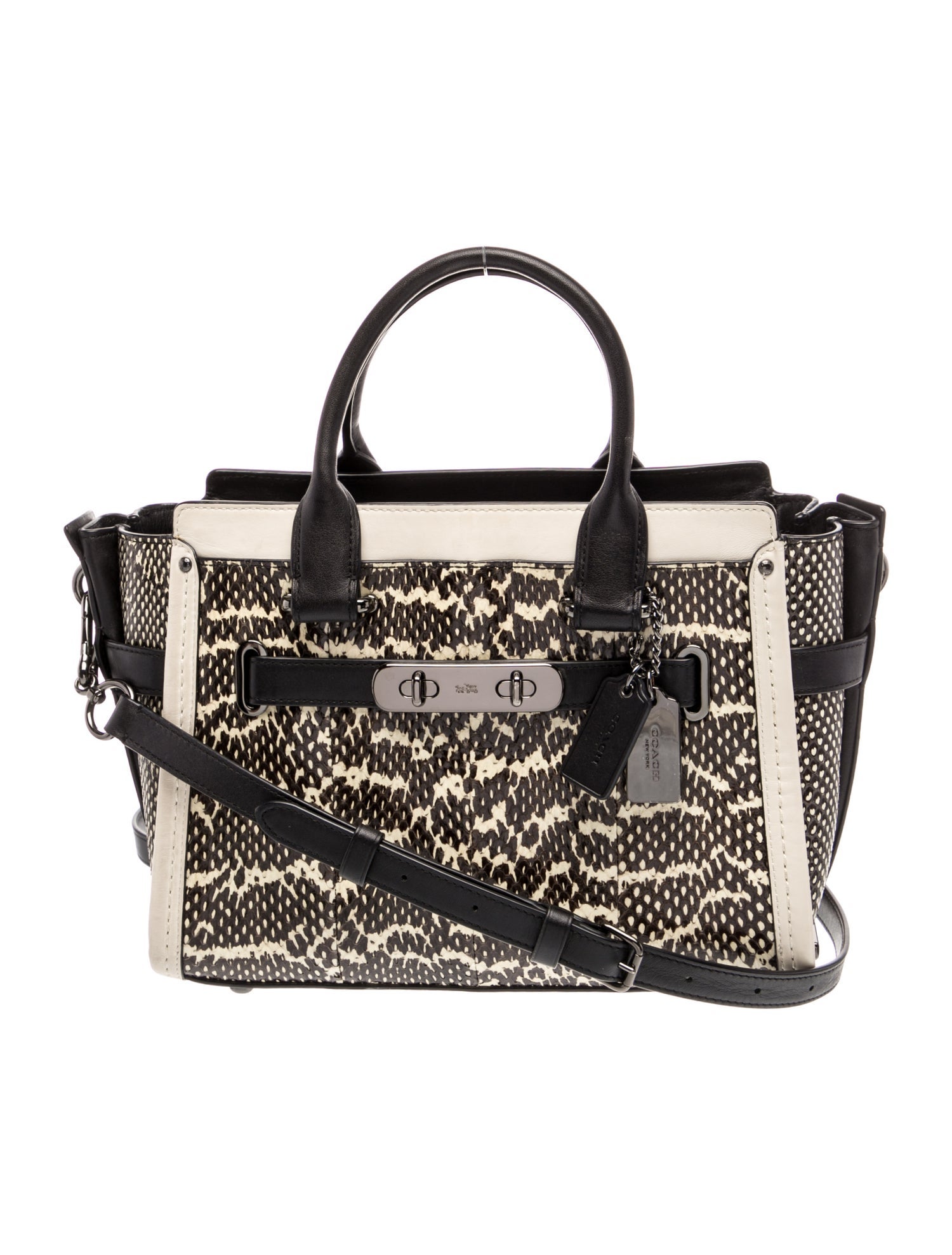 Coach Snakeskin Swagger 27
