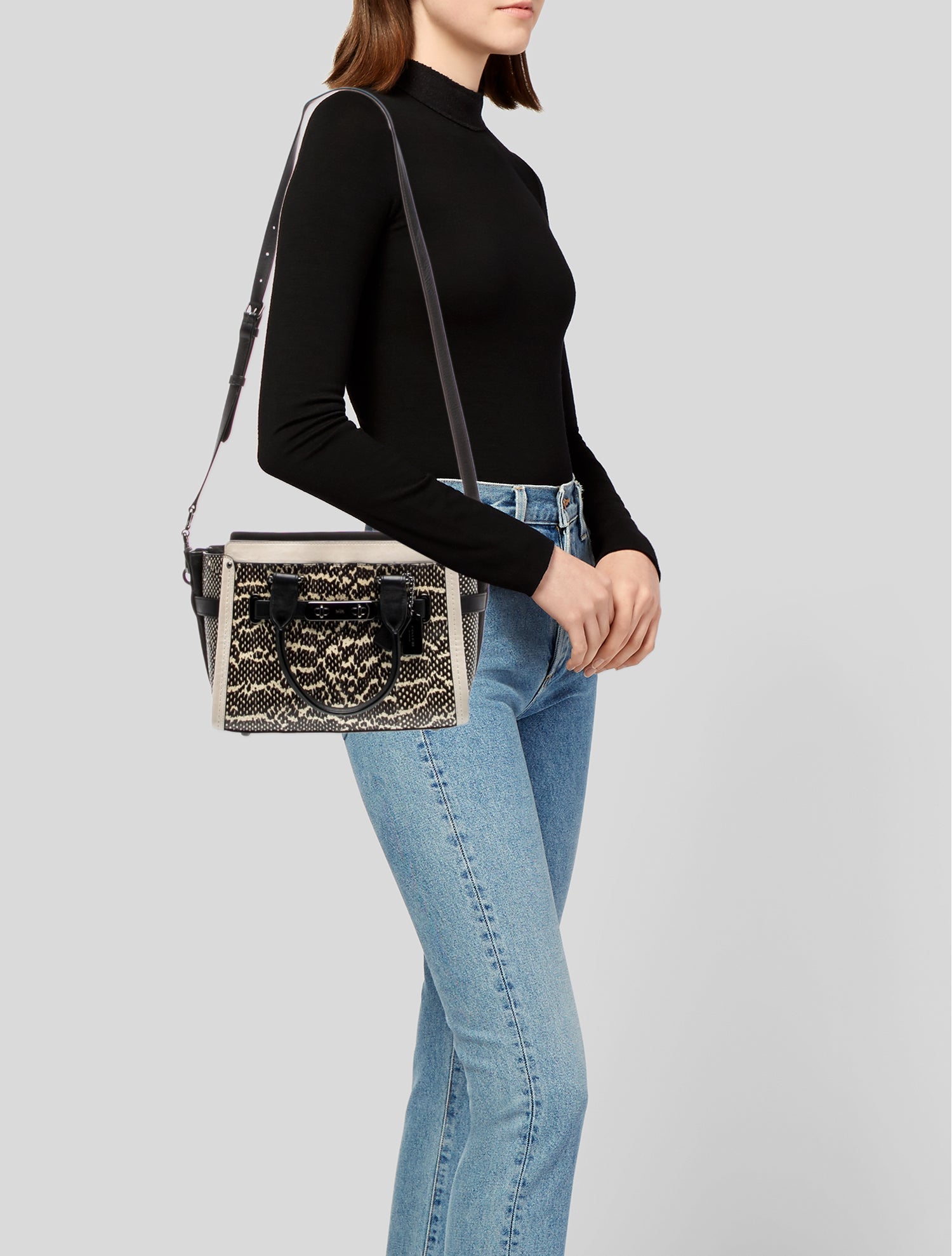 Coach Snakeskin Swagger 27