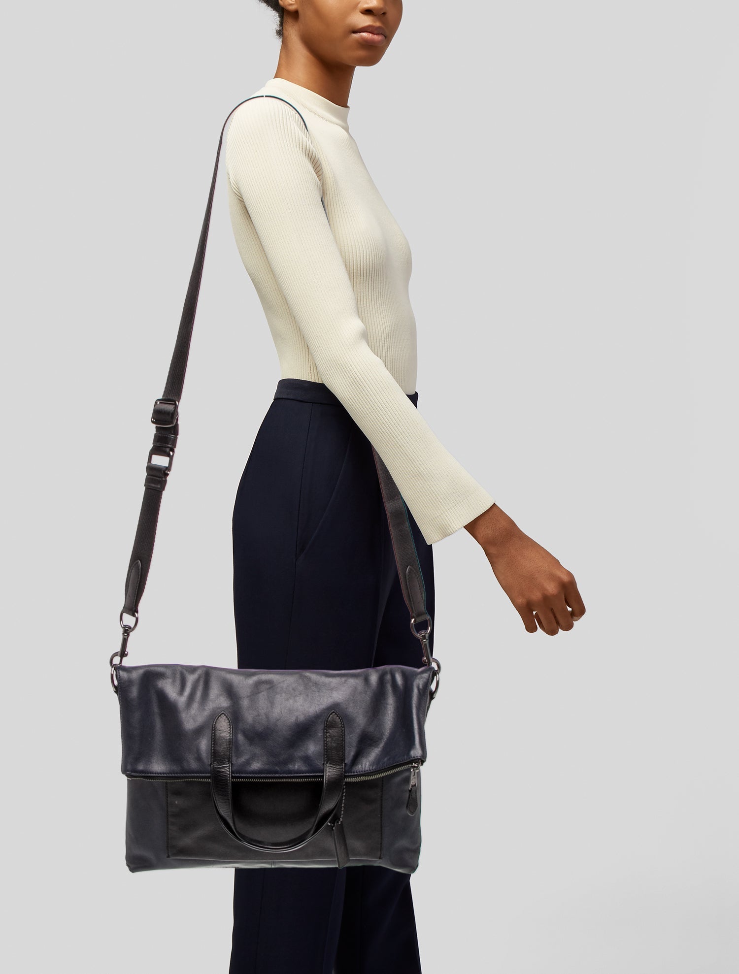 Coach Leather Messenger Bag