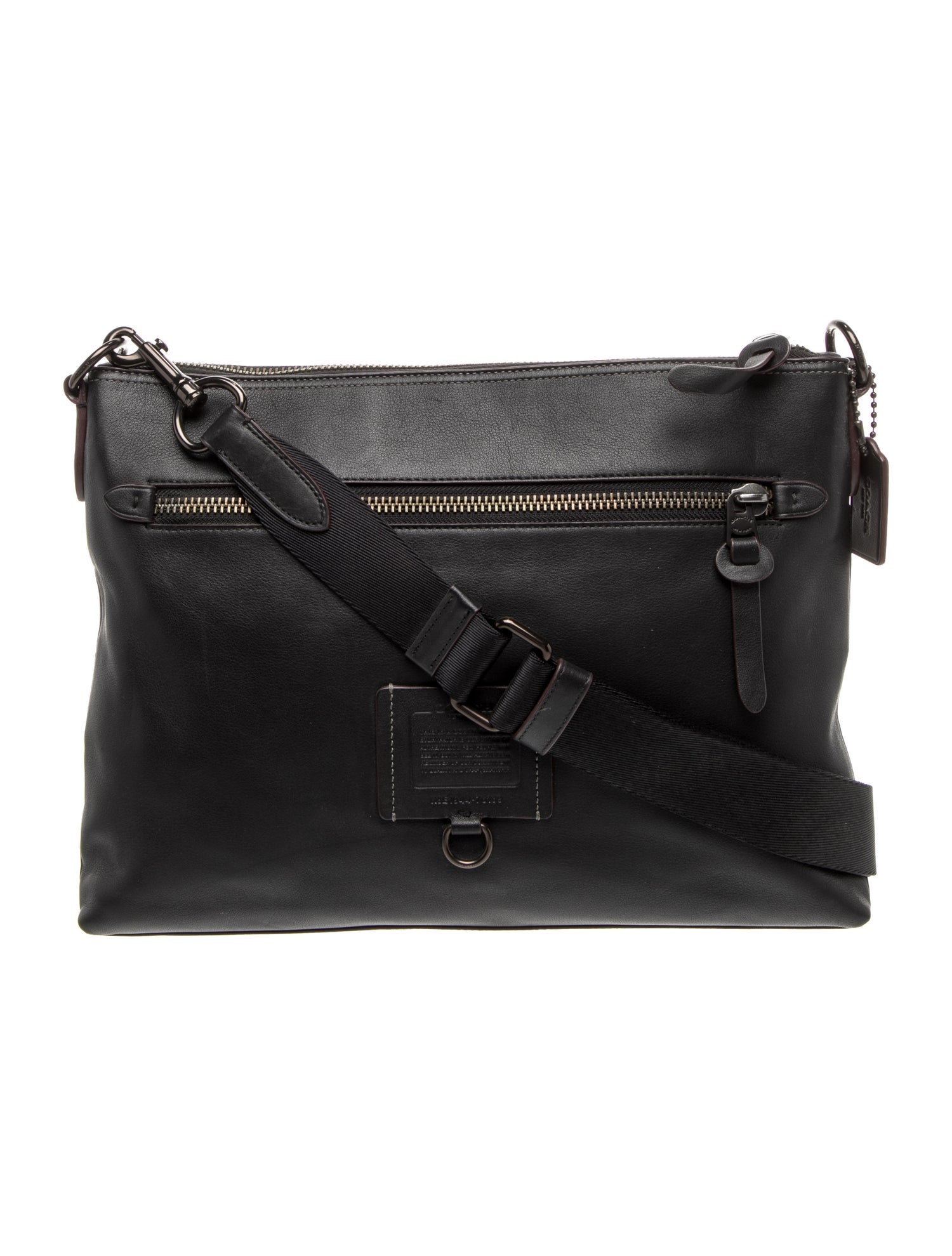 Coach Leather Messenger Bag