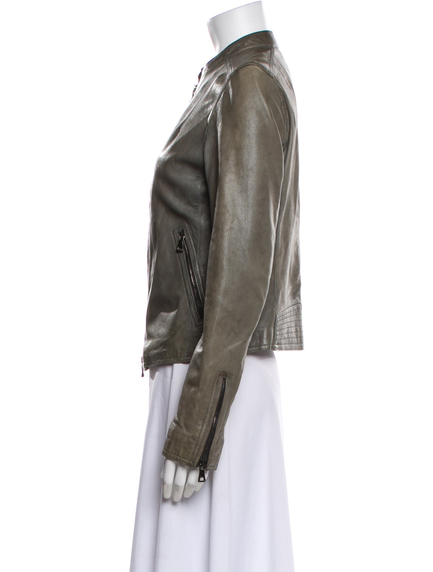 Coach Leather Biker Jacket