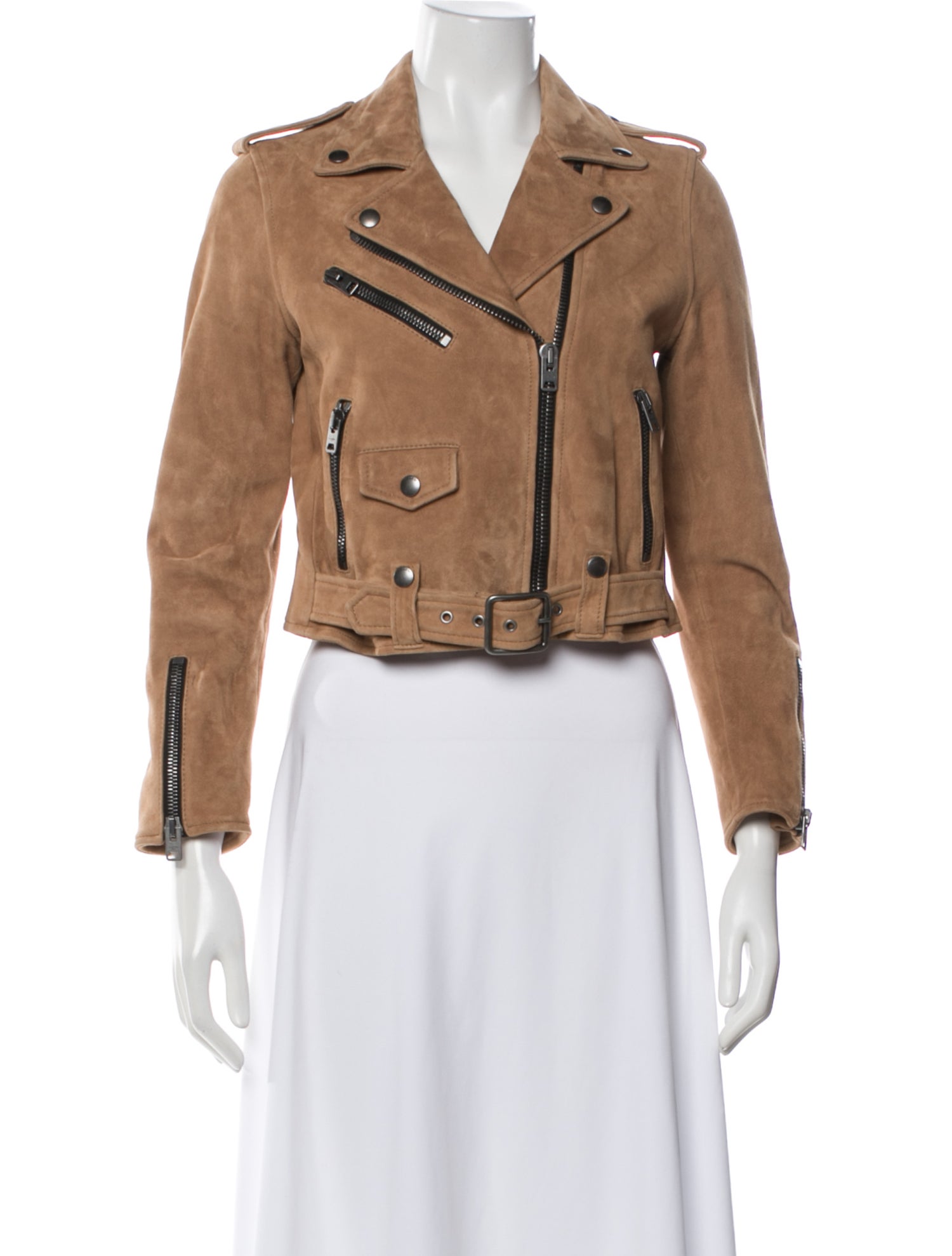 Coach Suede Biker Jacket