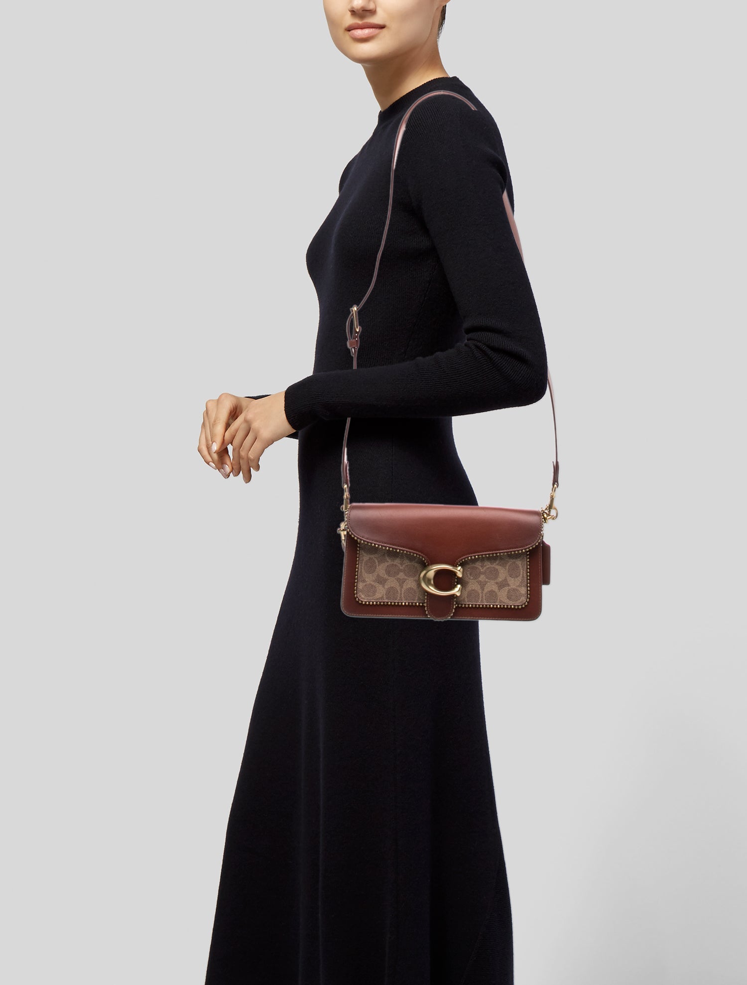 Coach Leather Tabby 26