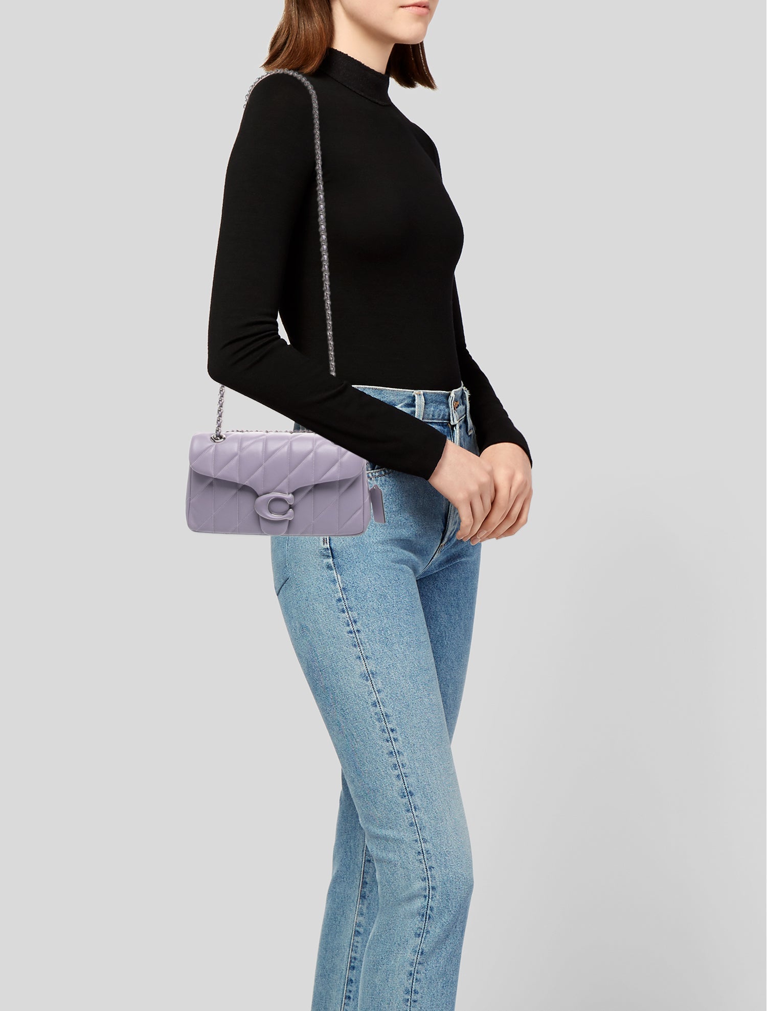 Coach Leather Tabby 26