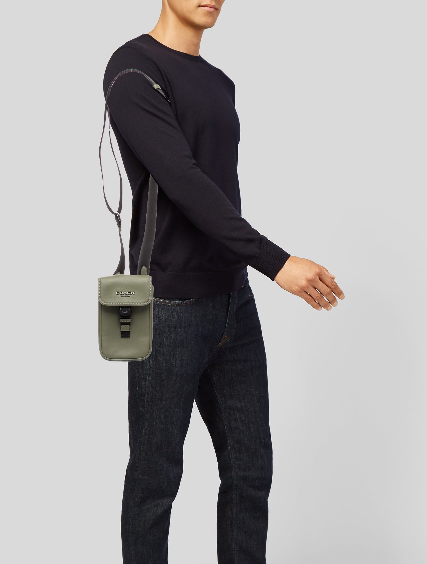 Coach Nylon Racer Phone Crossbody Bag