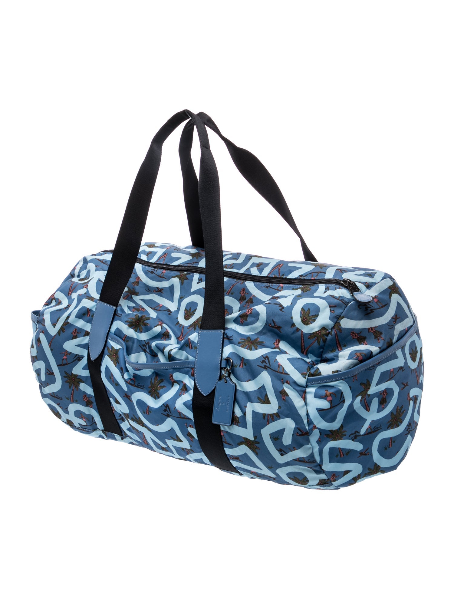 Coach x Keith Haring Nylon Weekender Bag