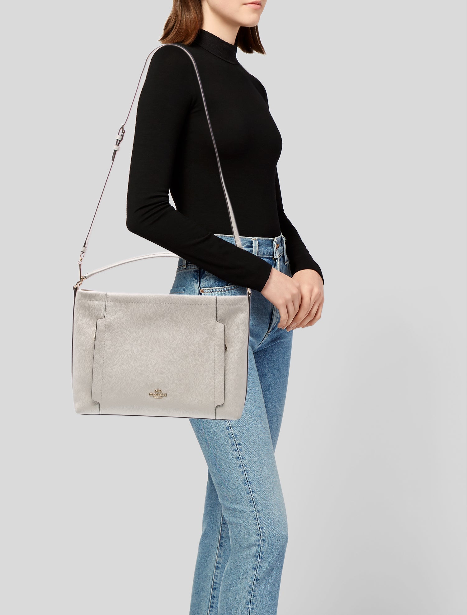 Coach Leather Shoulder Bag
