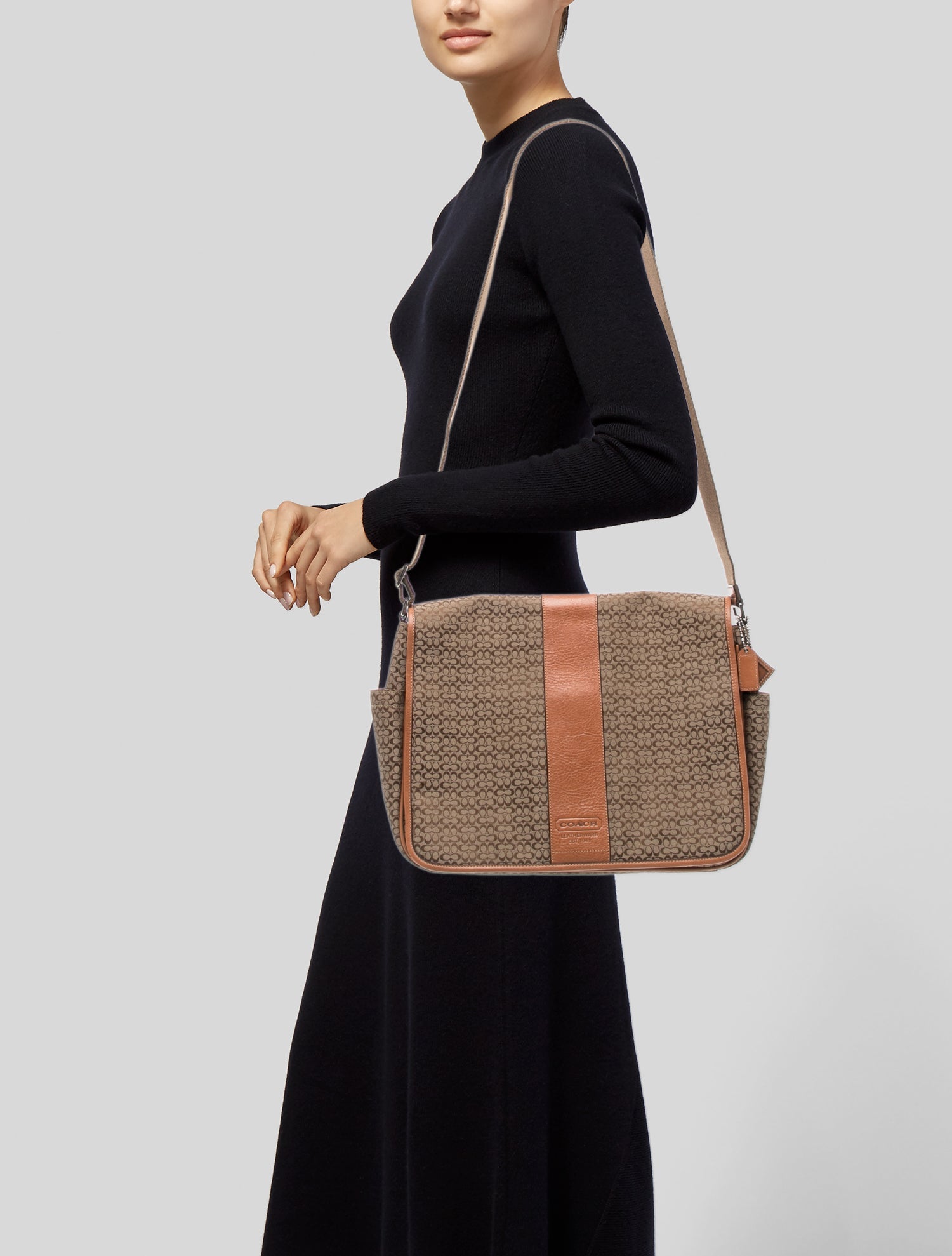 Coach Canvas Messenger Bag