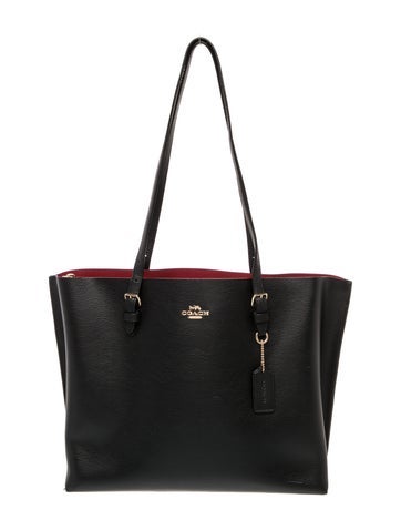 Pre-owned Coach Leather Tote In Black