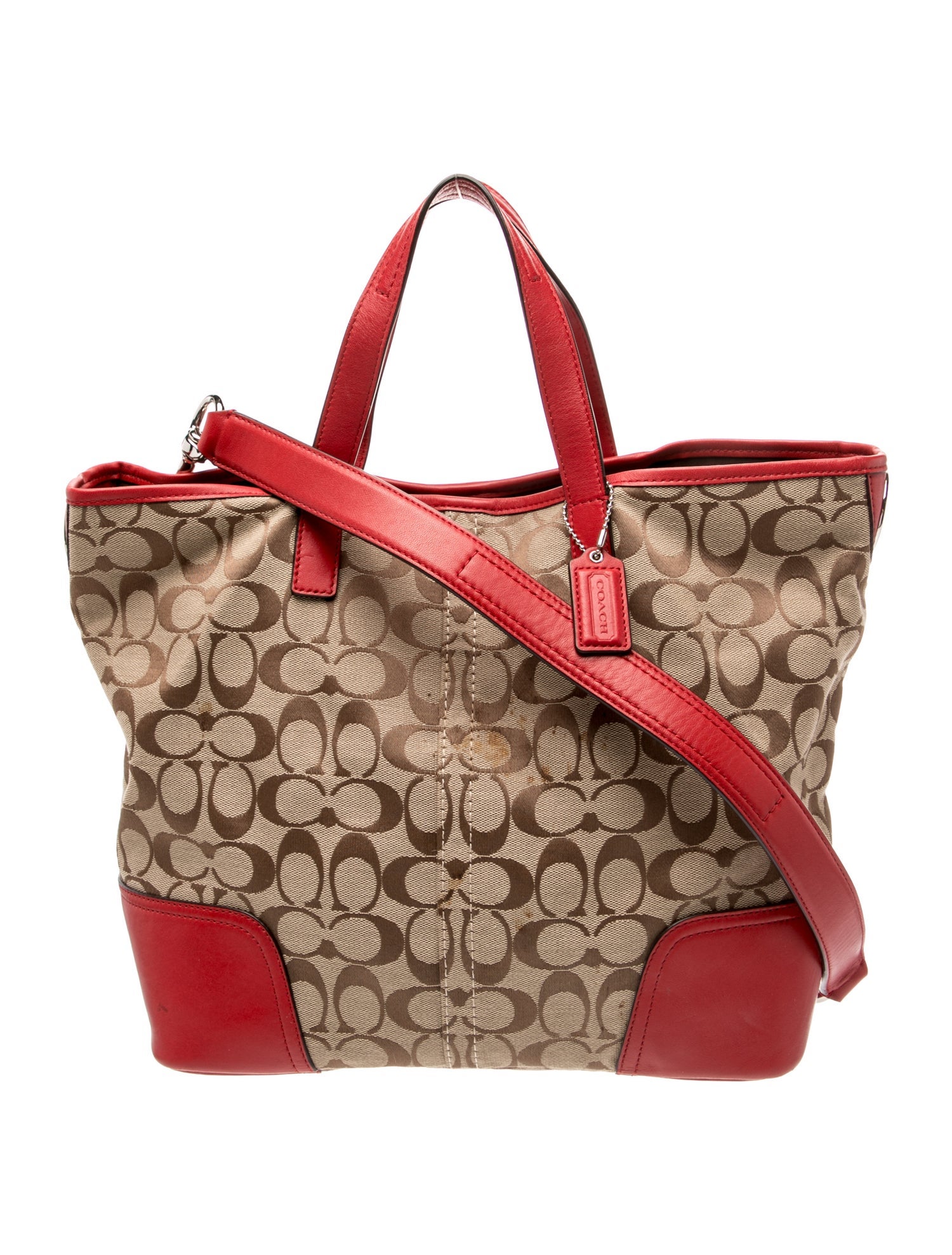 Coach Canvas Top Handle Bag