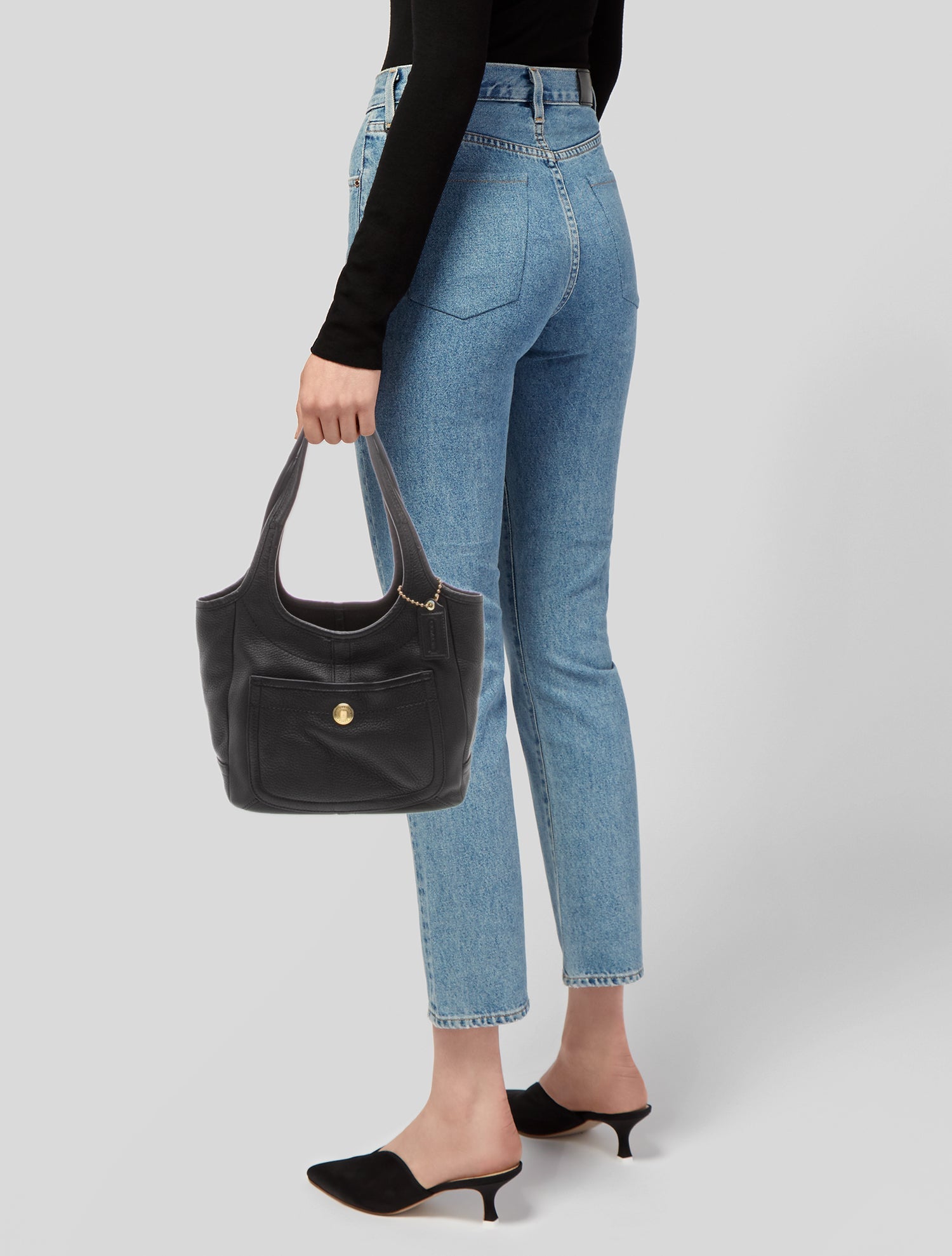 Coach Leather Shoulder Bag