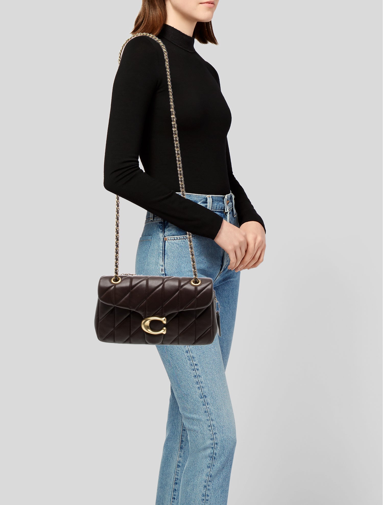 Coach Leather Tabby 26