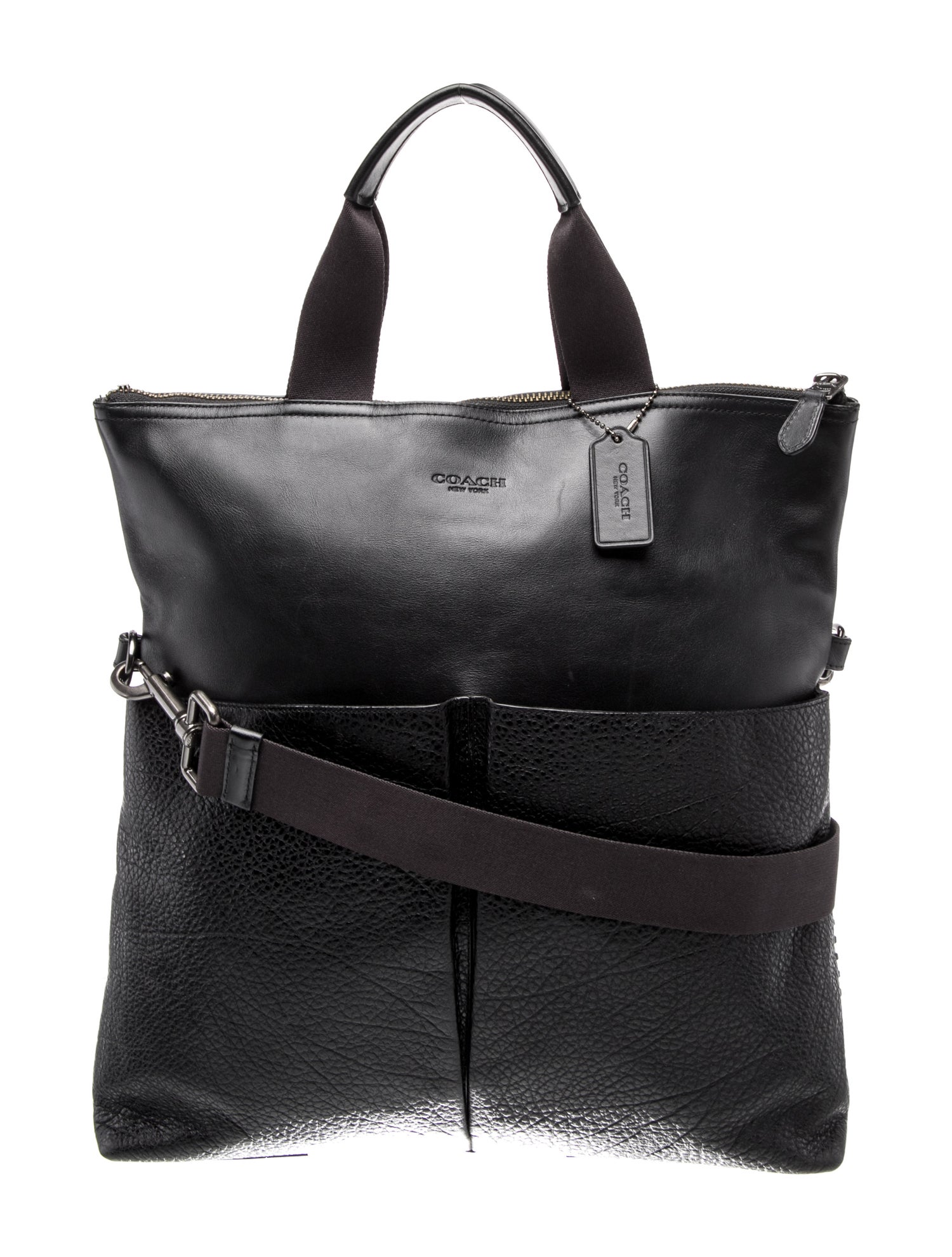 Coach Leather Messenger Bag