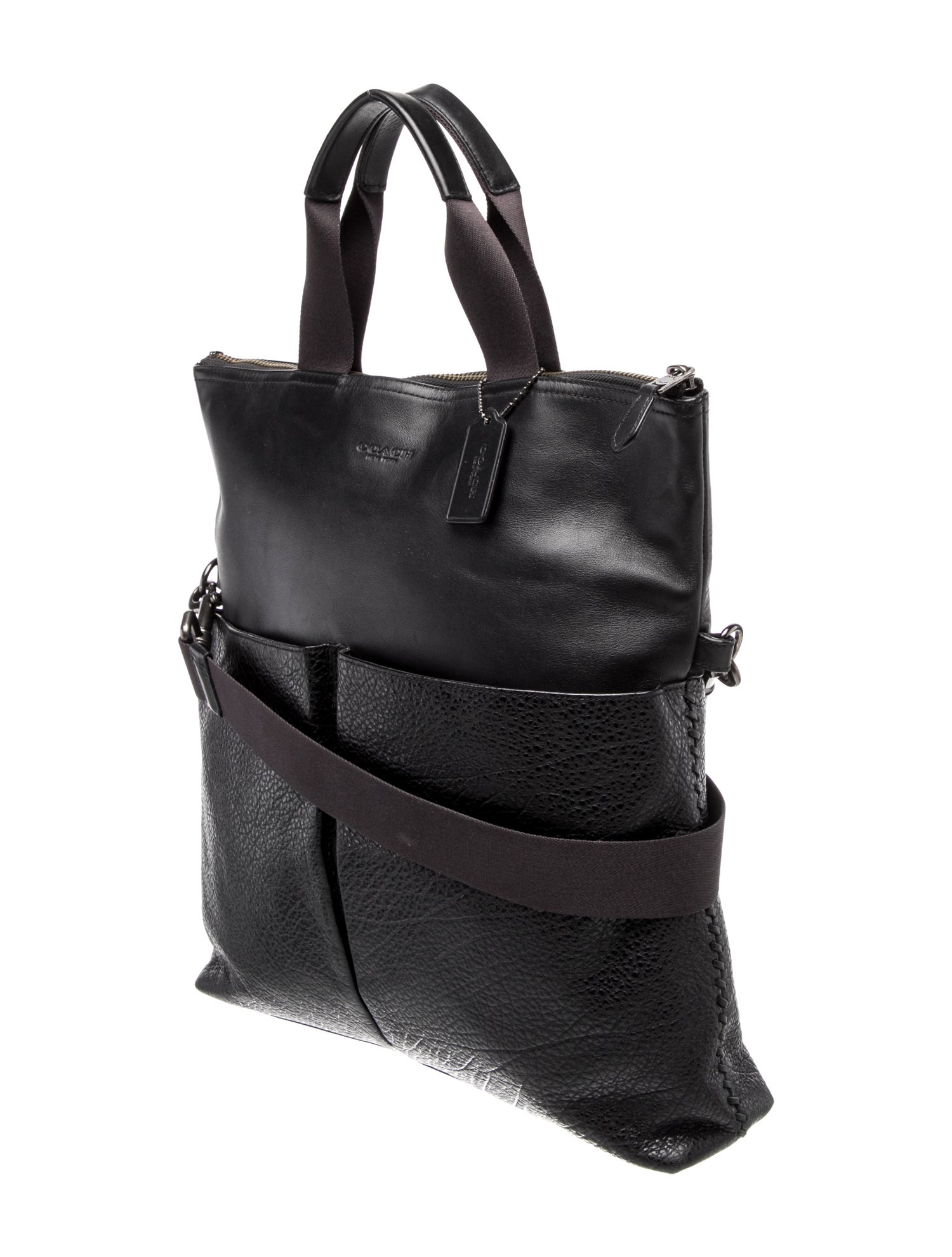 Coach Leather Messenger Bag