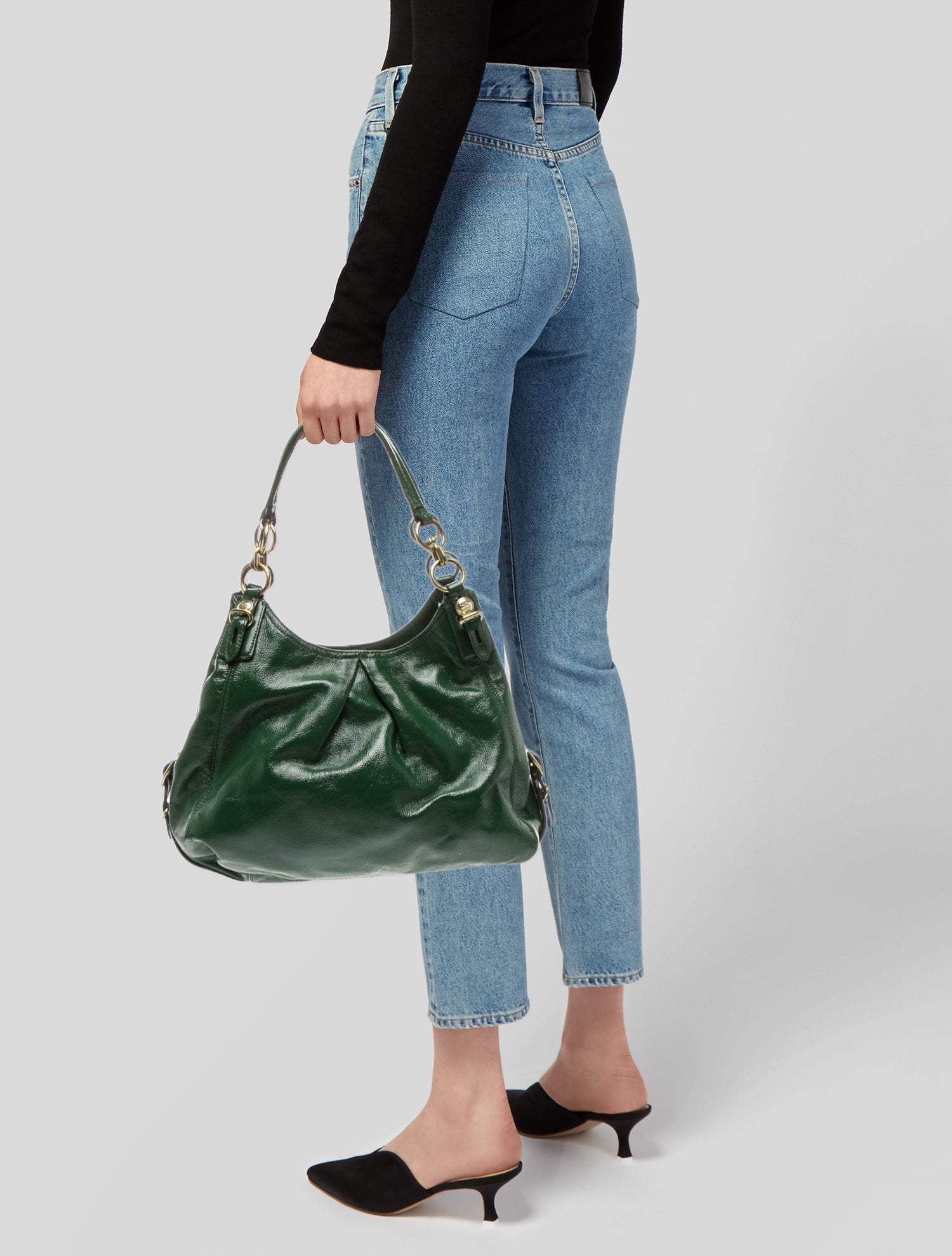 Coach Leather Shoulder Bag