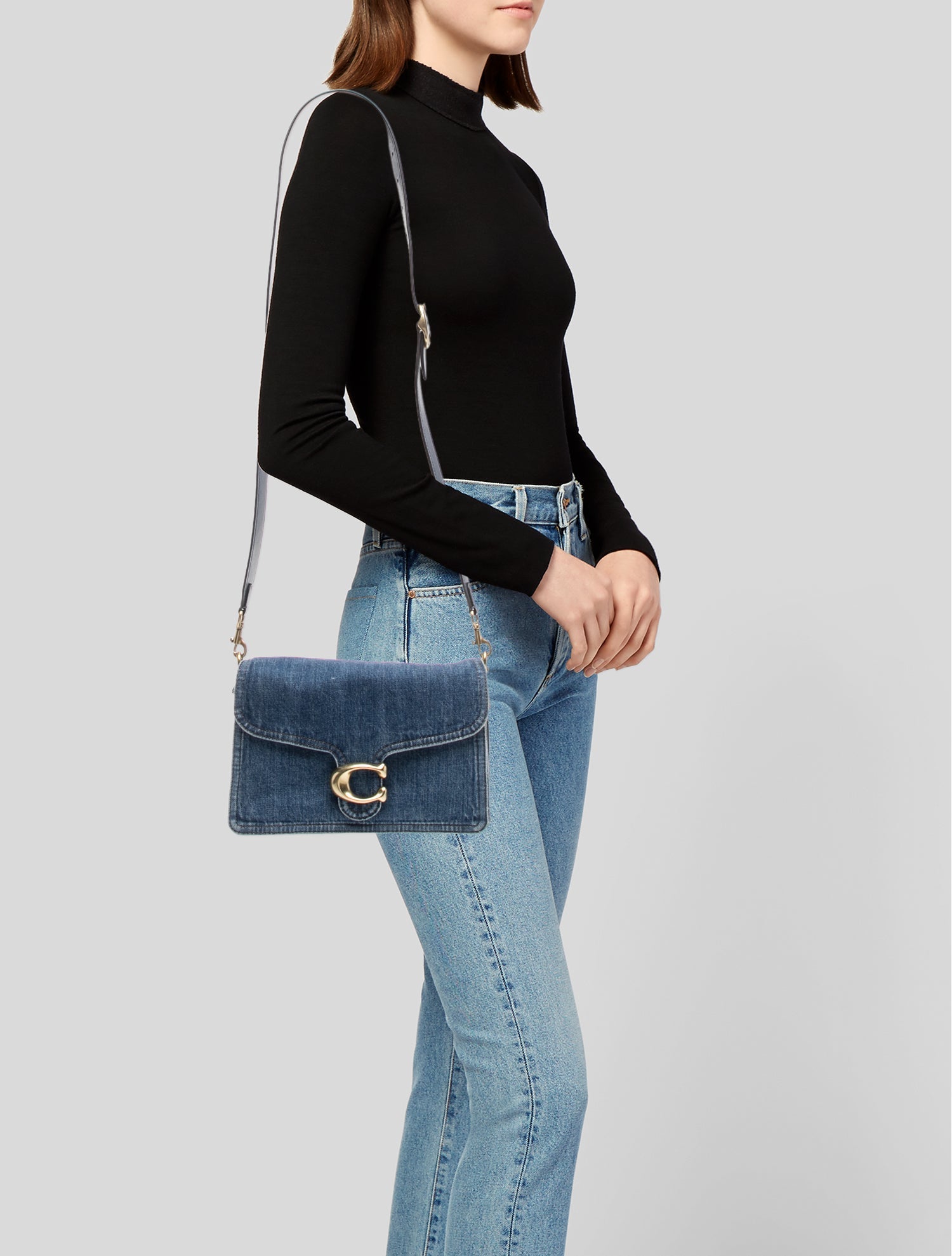 Coach Denim Shoulder Bag