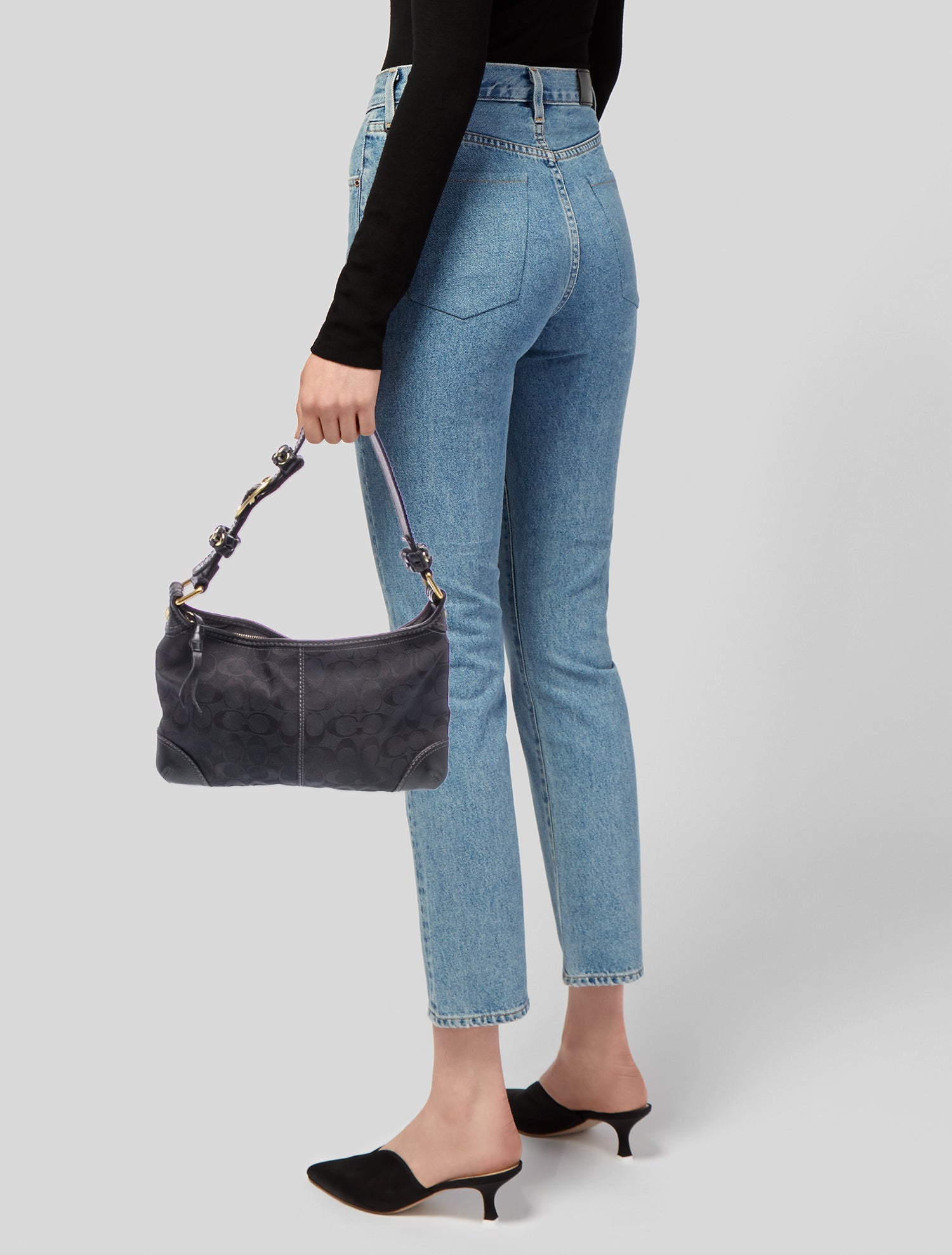 Coach Canvas Shoulder Bag