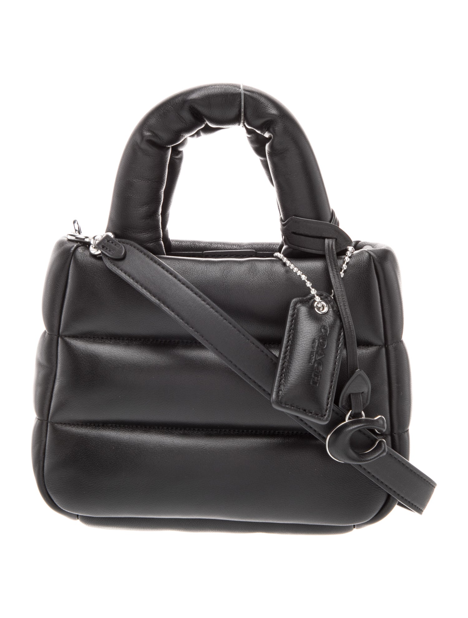 Coach Leather Top Handle Bag