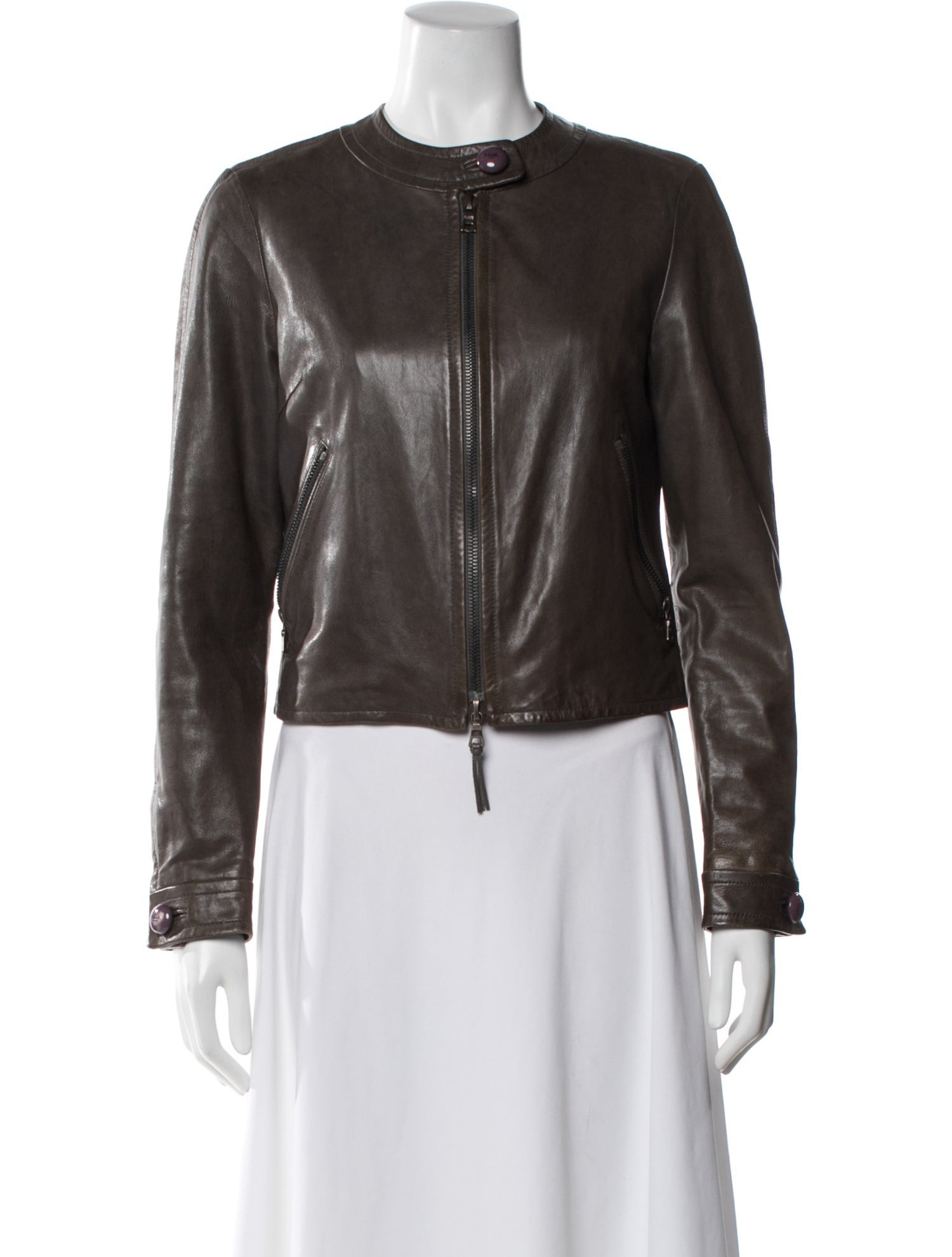 Coach Leather Biker Jacket