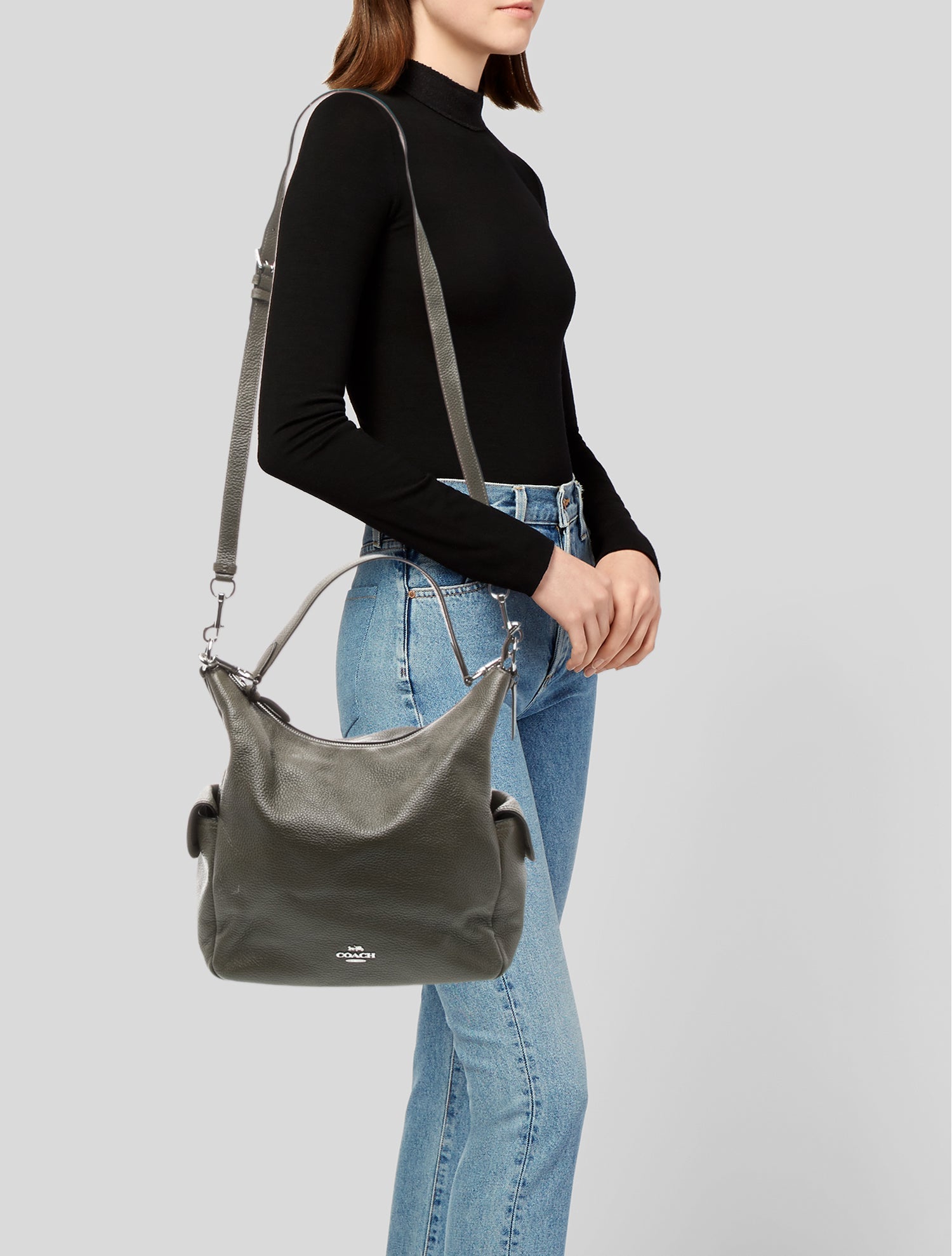 Coach Leather Shoulder Bag
