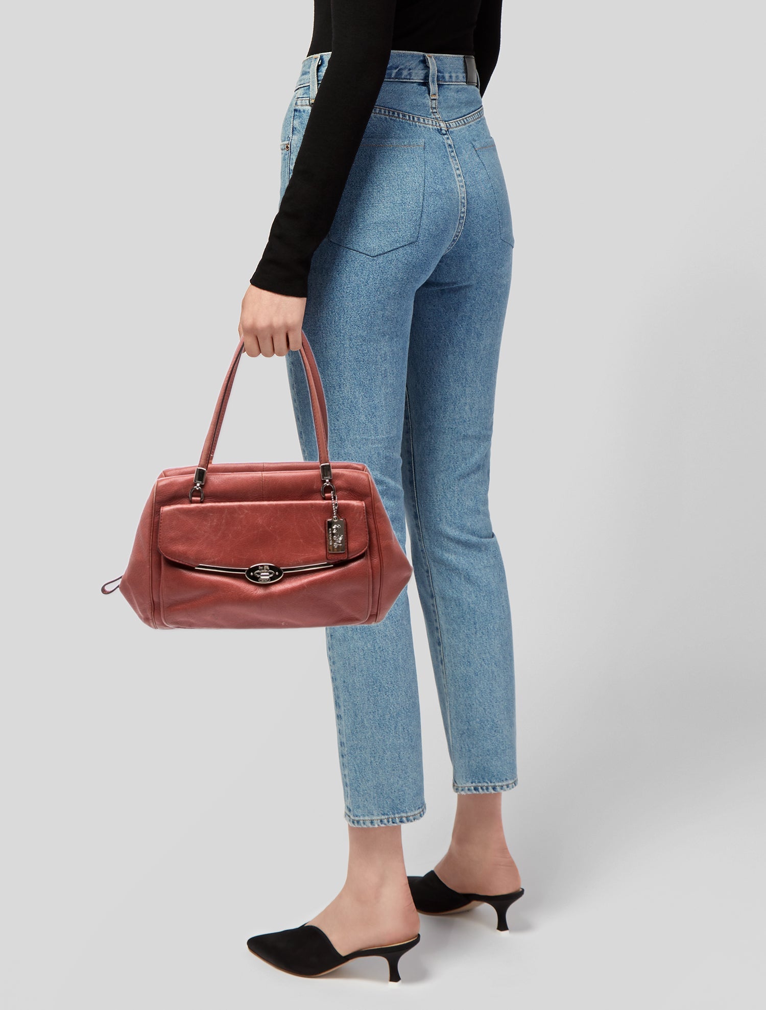 Coach Leather Shoulder Bag