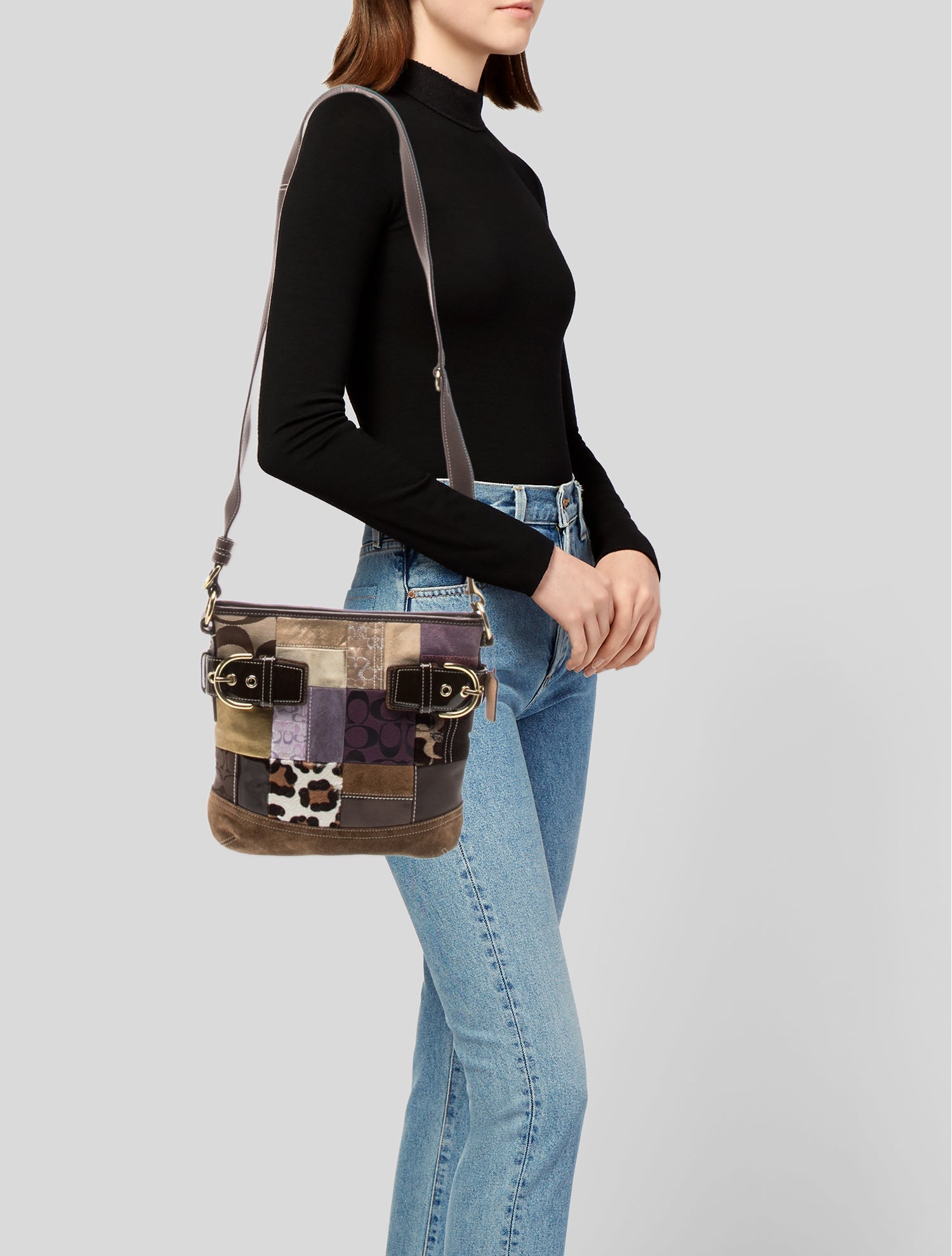 Coach Leather Shoulder Bag
