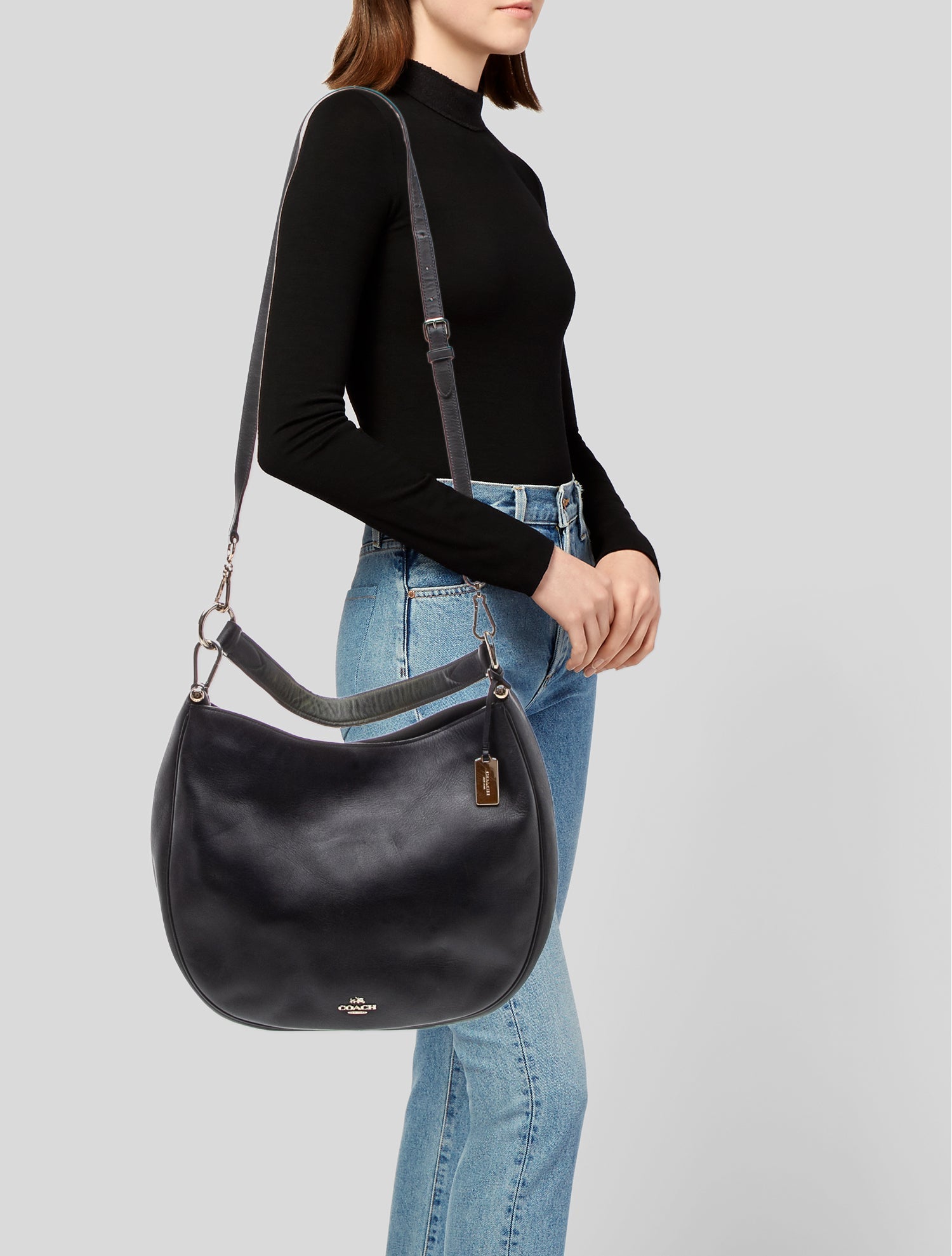 Coach Leather Shoulder Bag
