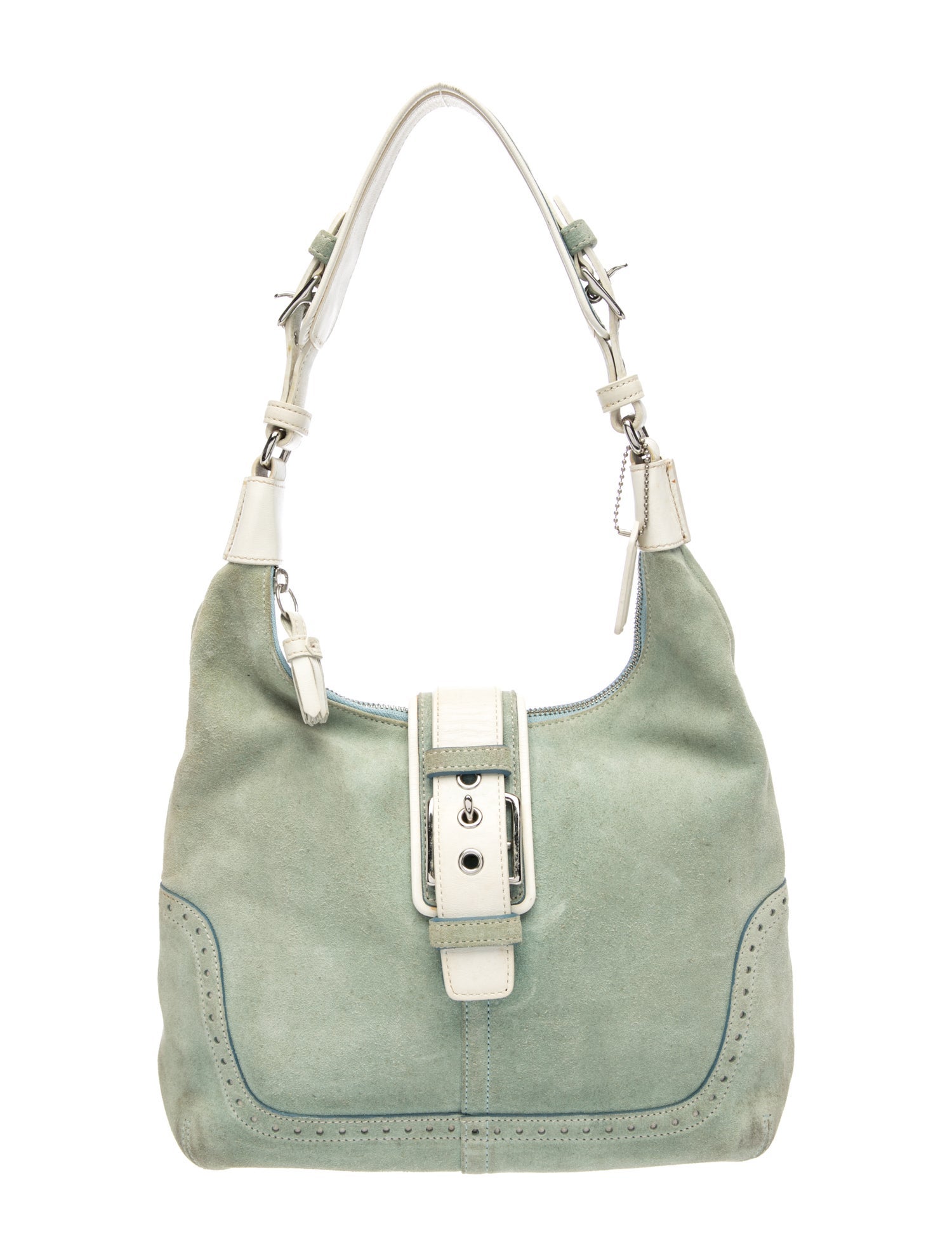 Coach Suede Shoulder Bag