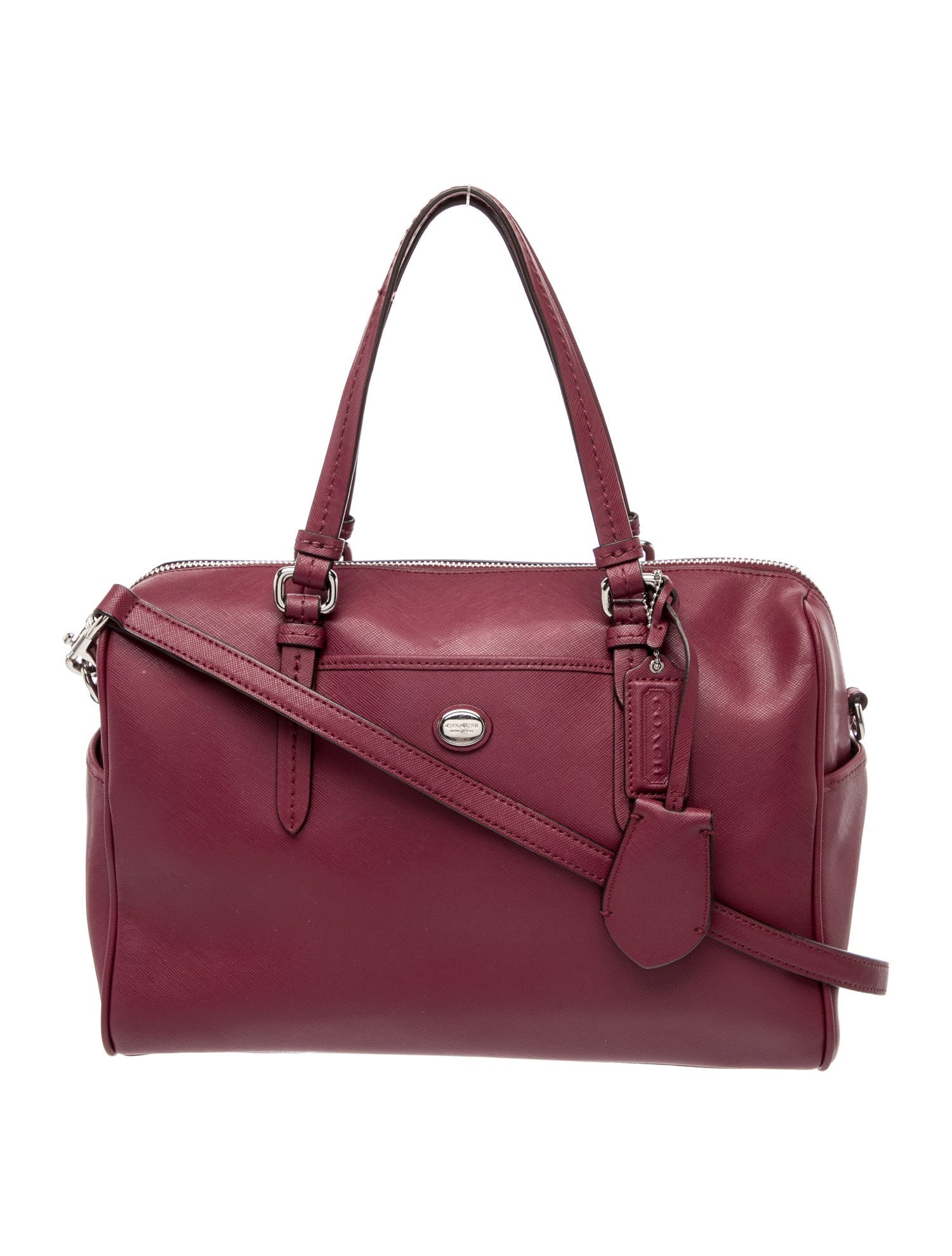 Coach Leather Top Handle Bag
