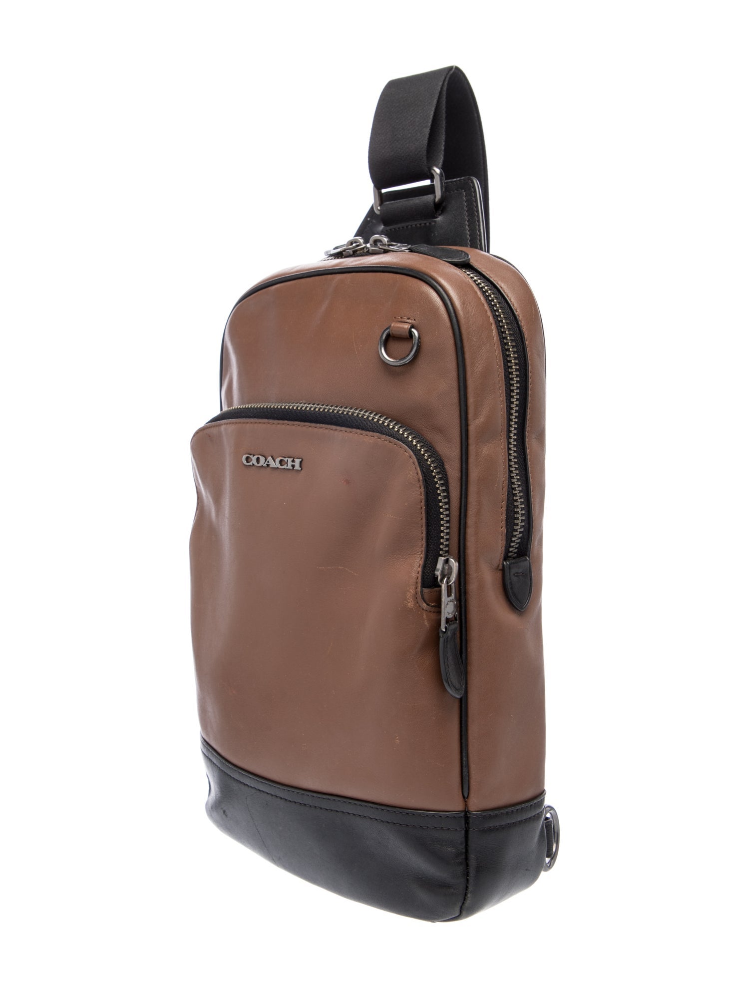 Coach Leather Backpack