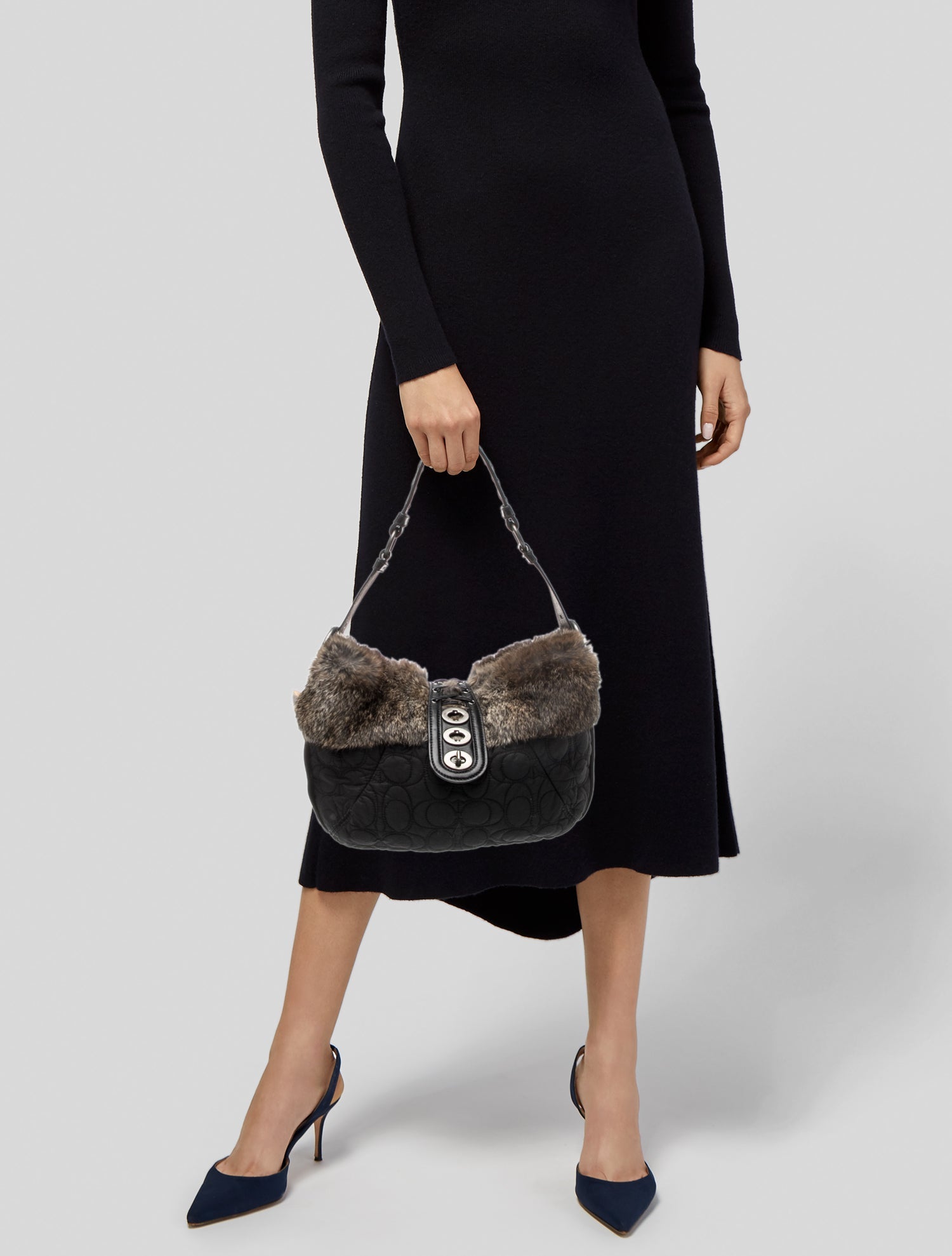 Coach Quilted Shoulder Bag
