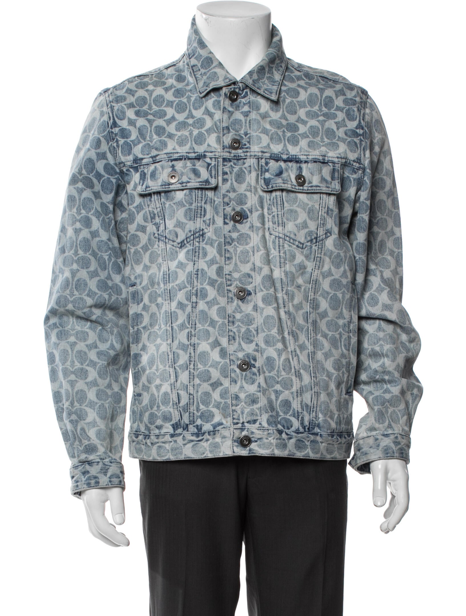 Coach Printed Denim Jacket