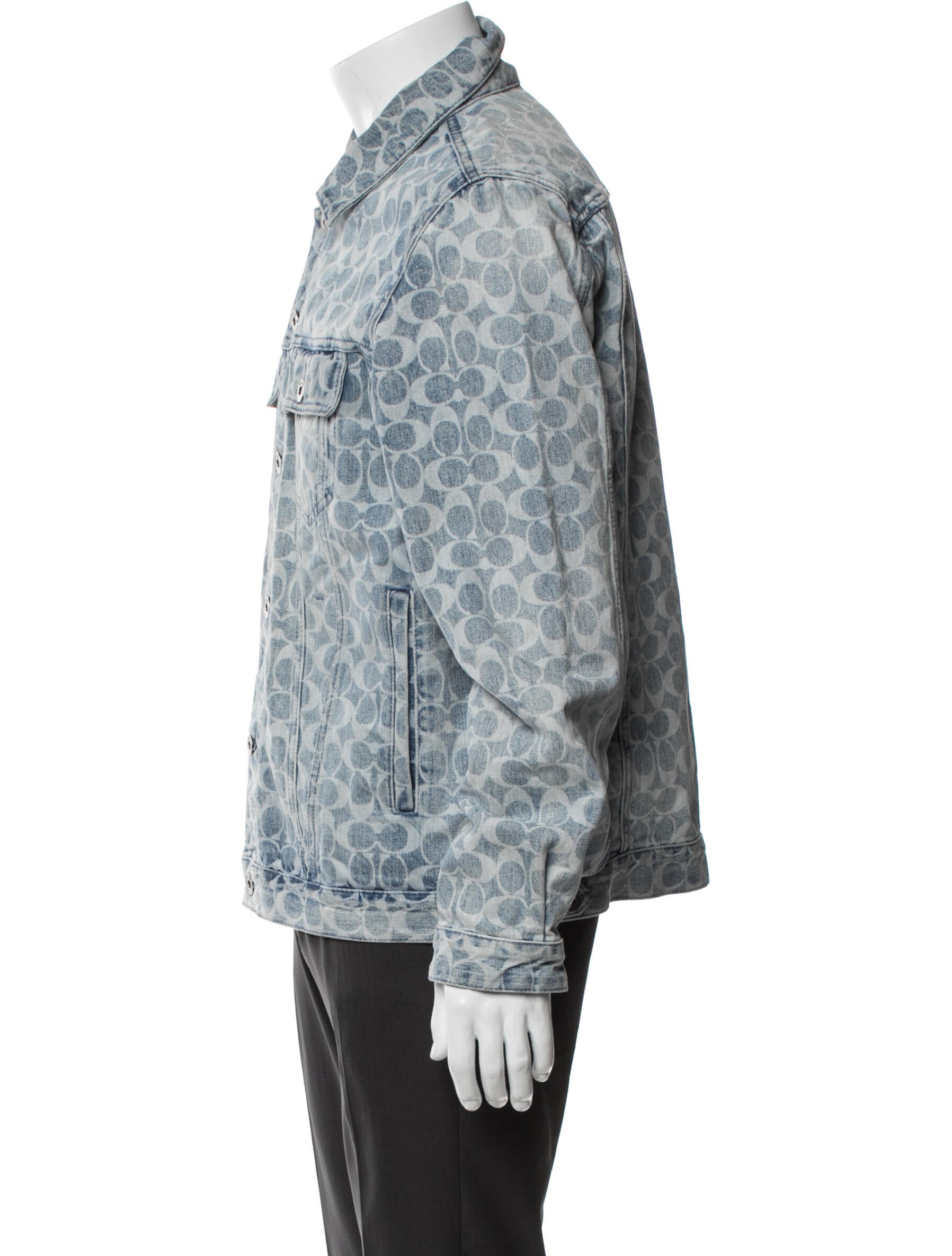 Coach Printed Denim Jacket