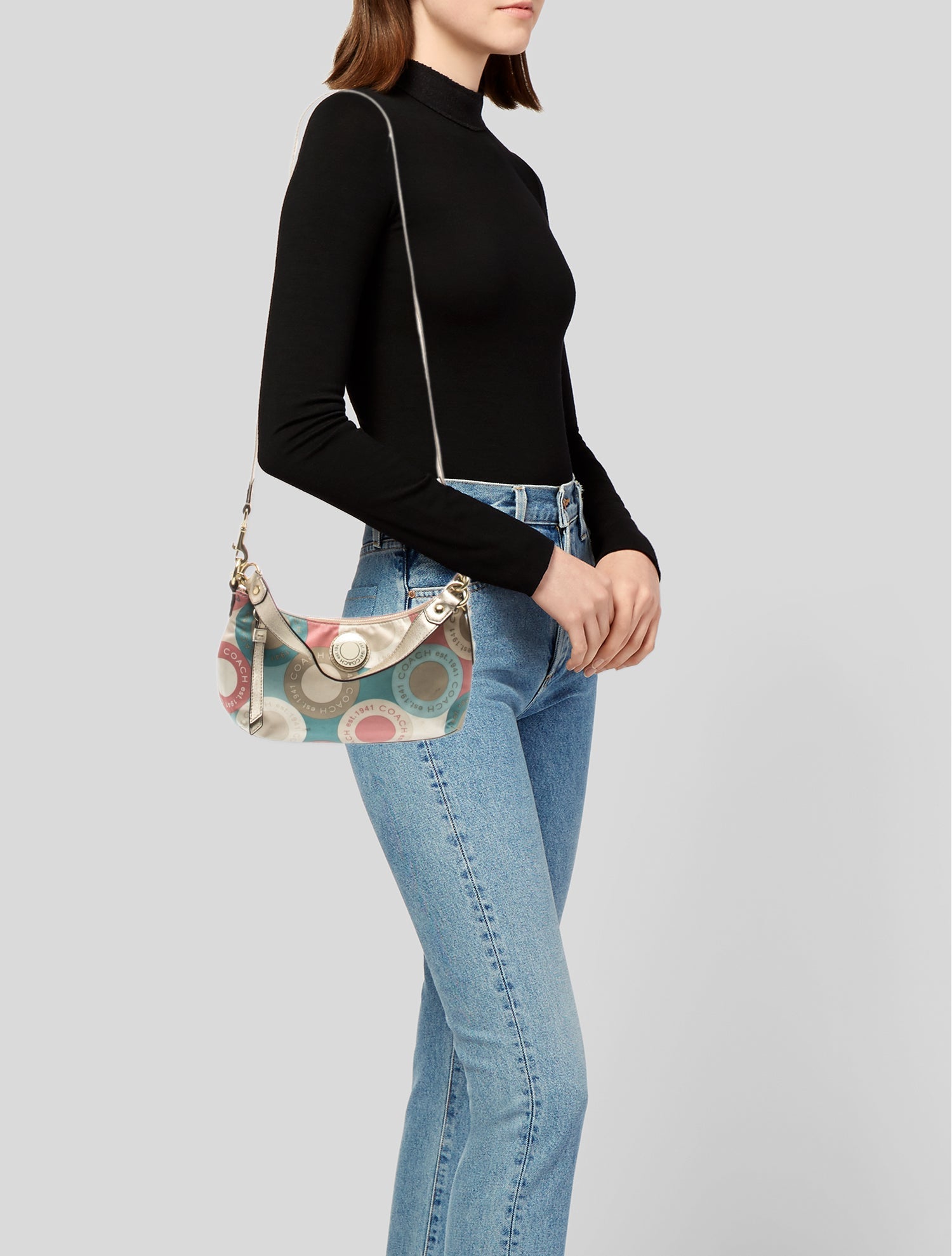 Coach Canvas Shoulder Bag