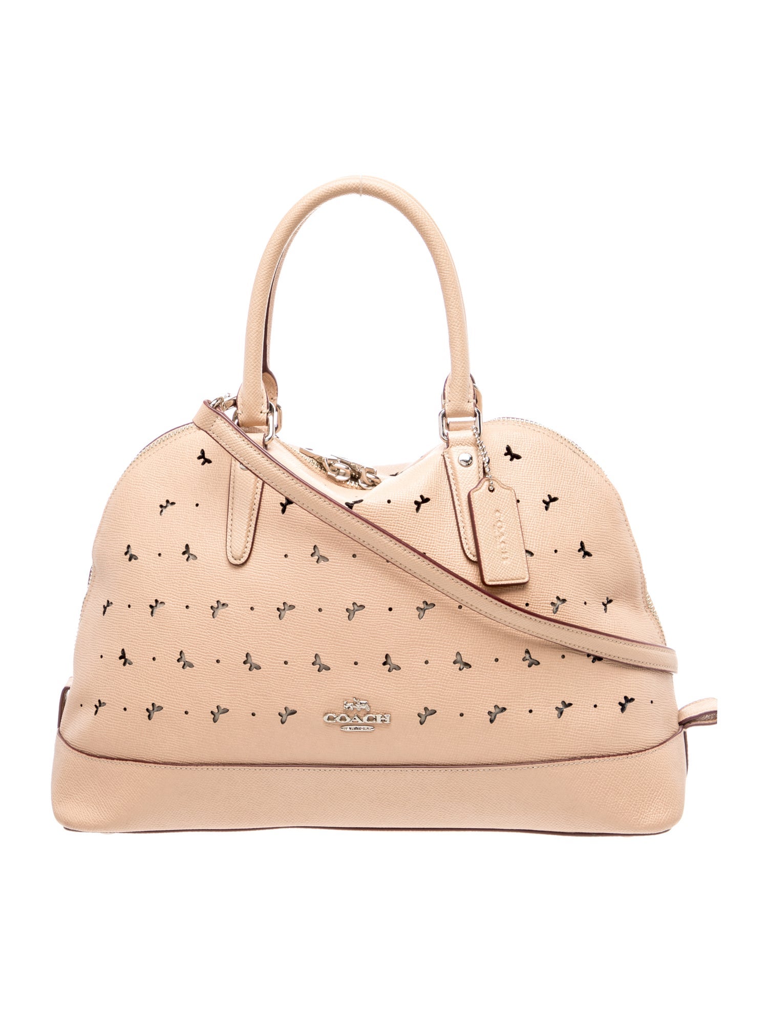 Coach Leather Top Handle Bag
