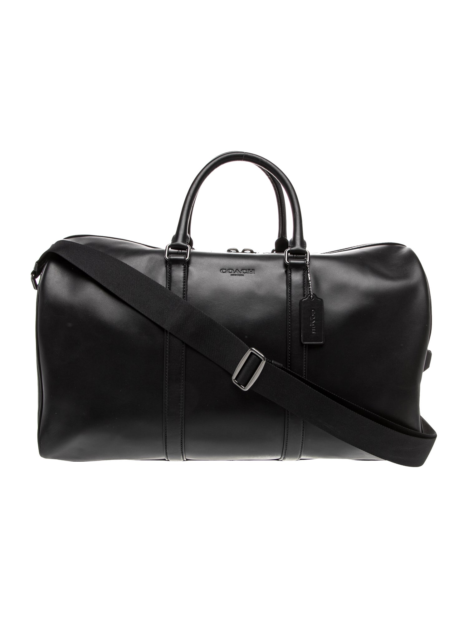 Coach Leather Weekender Bag
