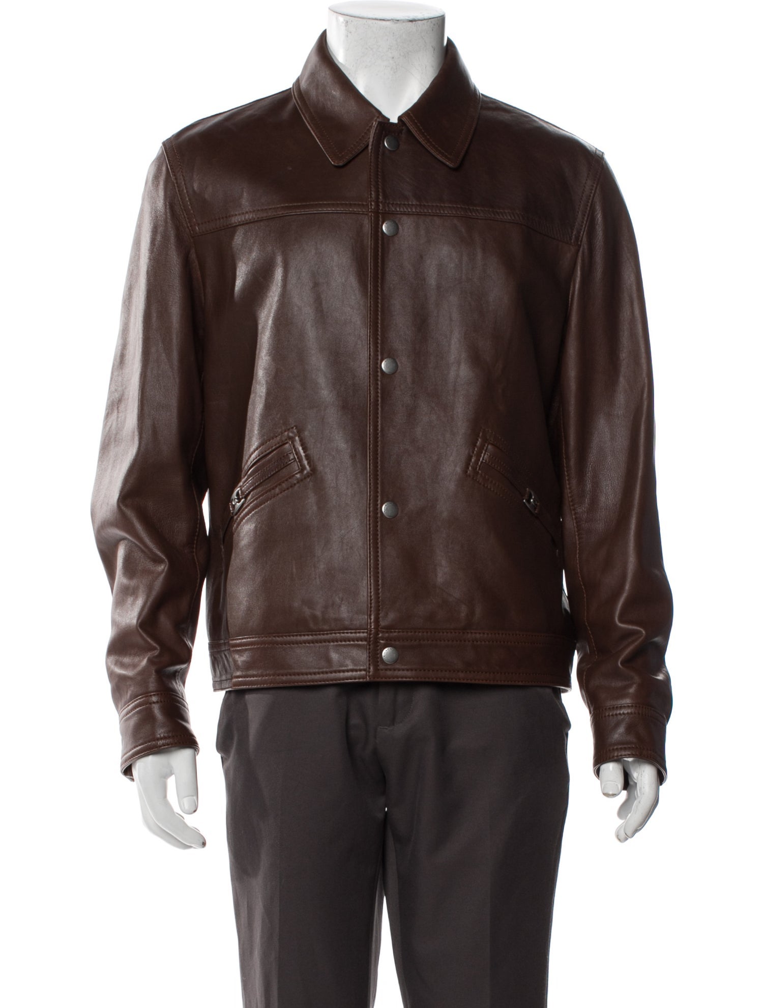 Coach Lamb Leather Moto Jacket