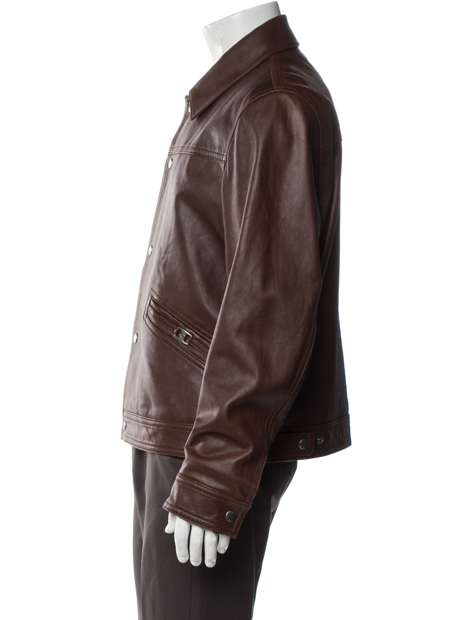 Coach Lamb Leather Moto Jacket