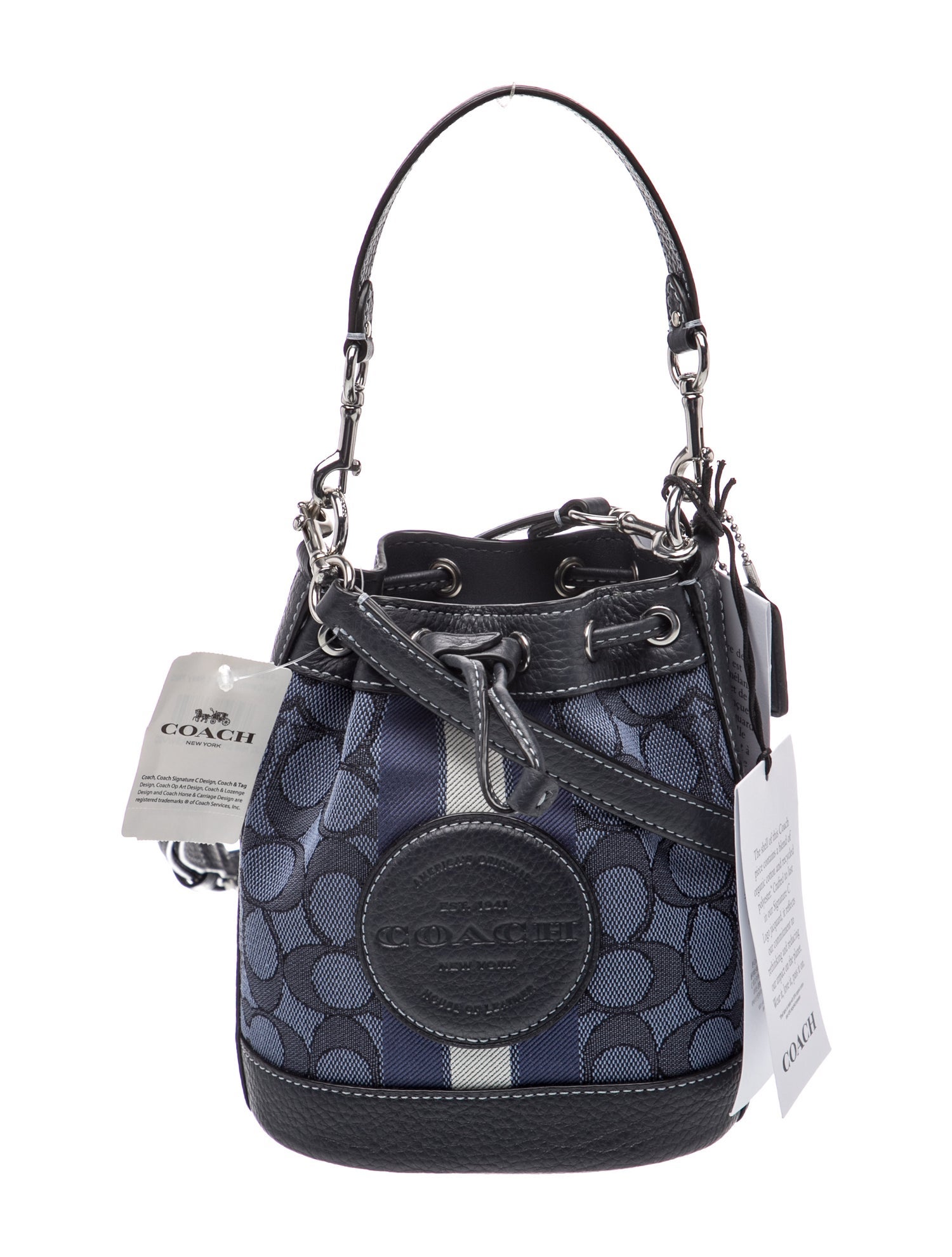 Coach Leather Bucket Bag w/ Tags