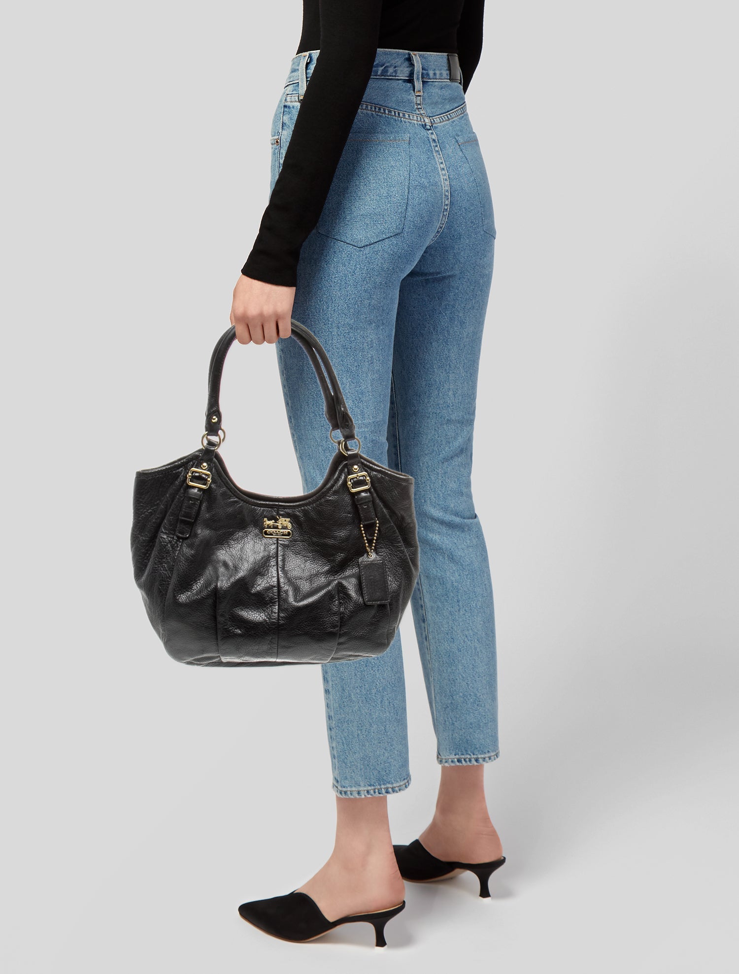Coach Leather Shoulder Bag