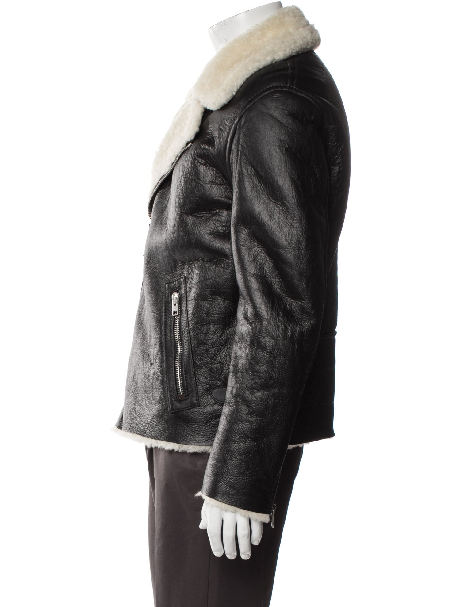Coach Shearling Moto Jacket