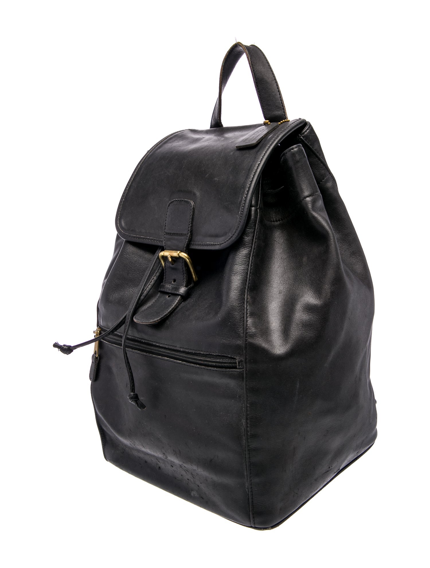 Coach Leather Backpack
