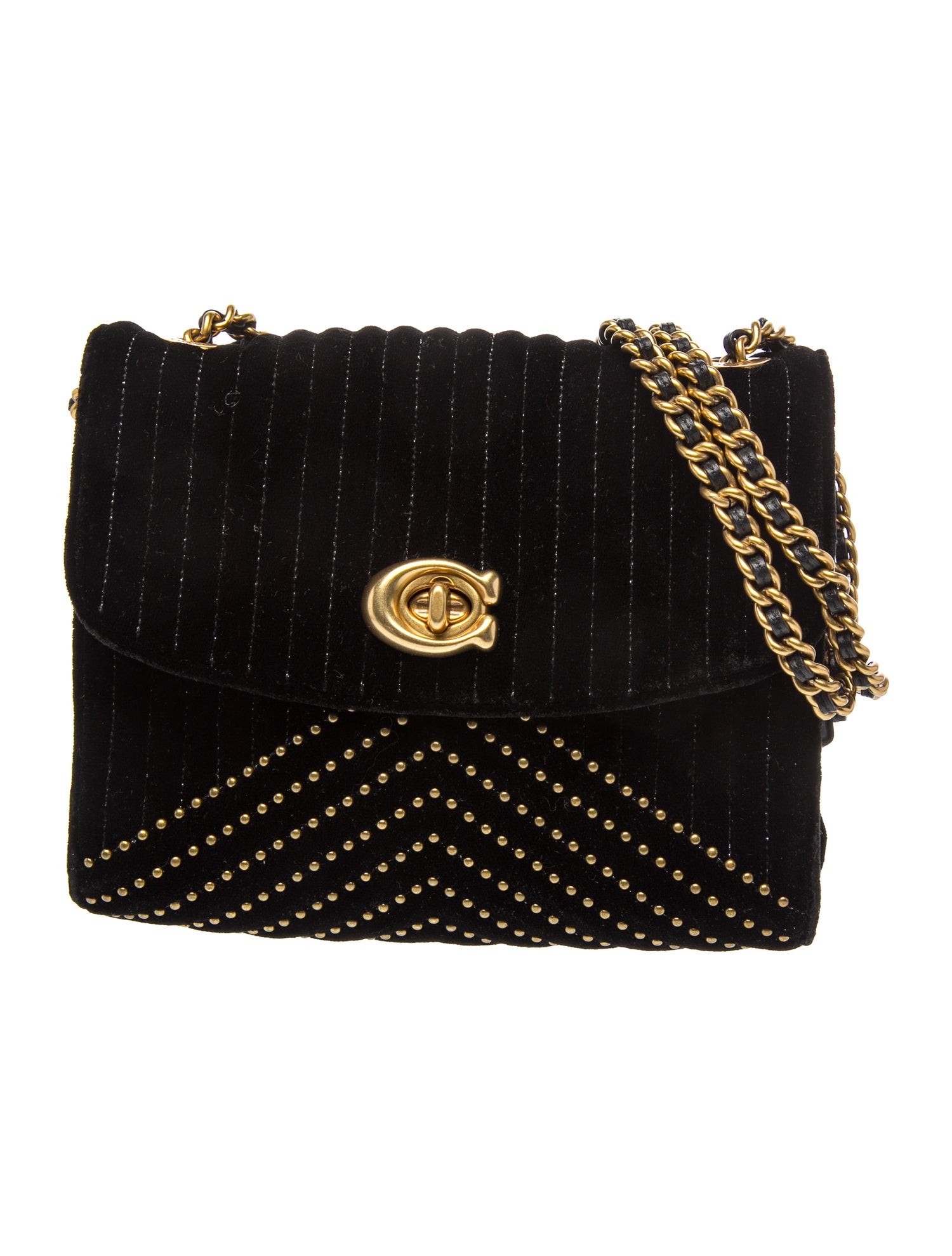 Coach Velvet Shoulder Bag