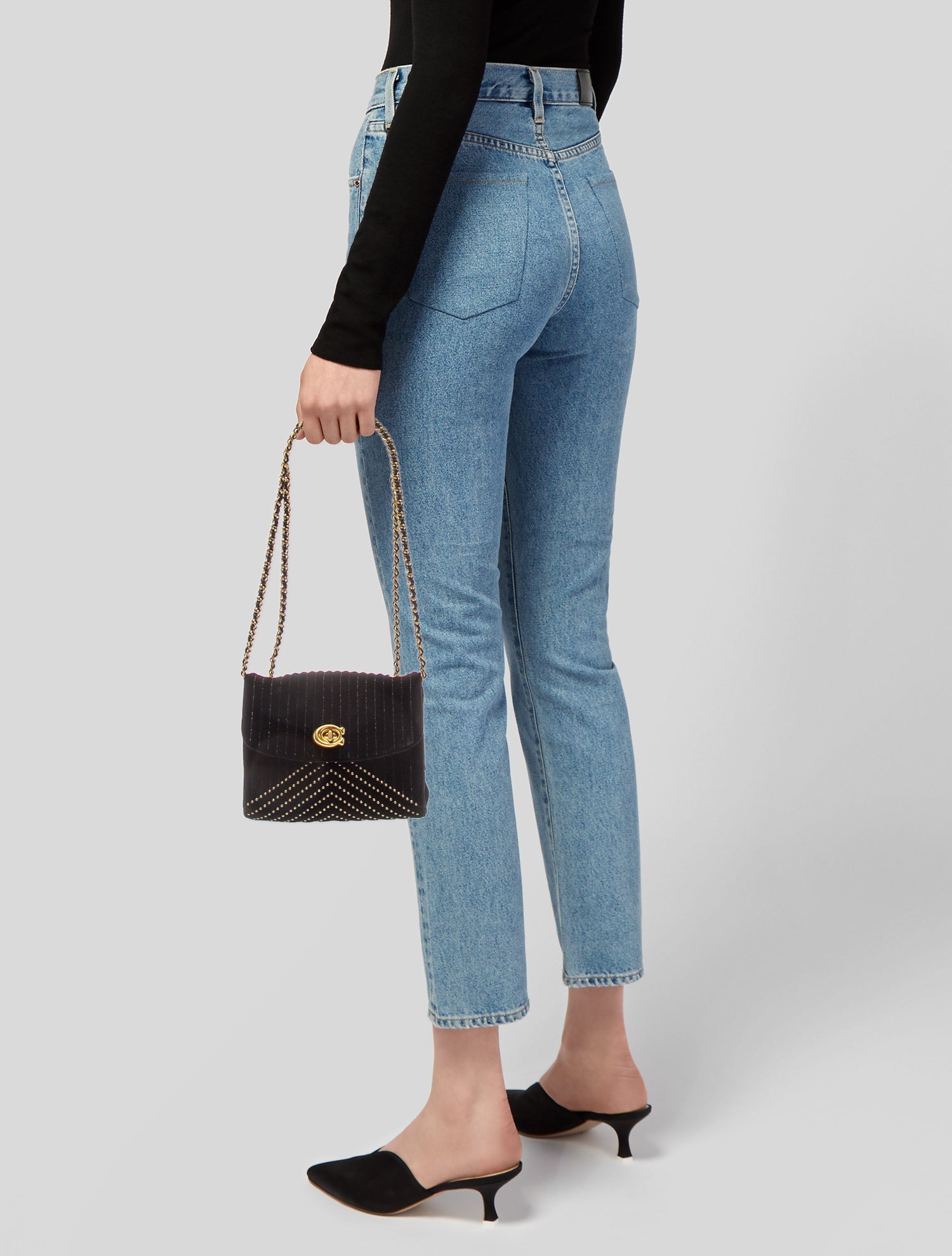 Coach Velvet Shoulder Bag