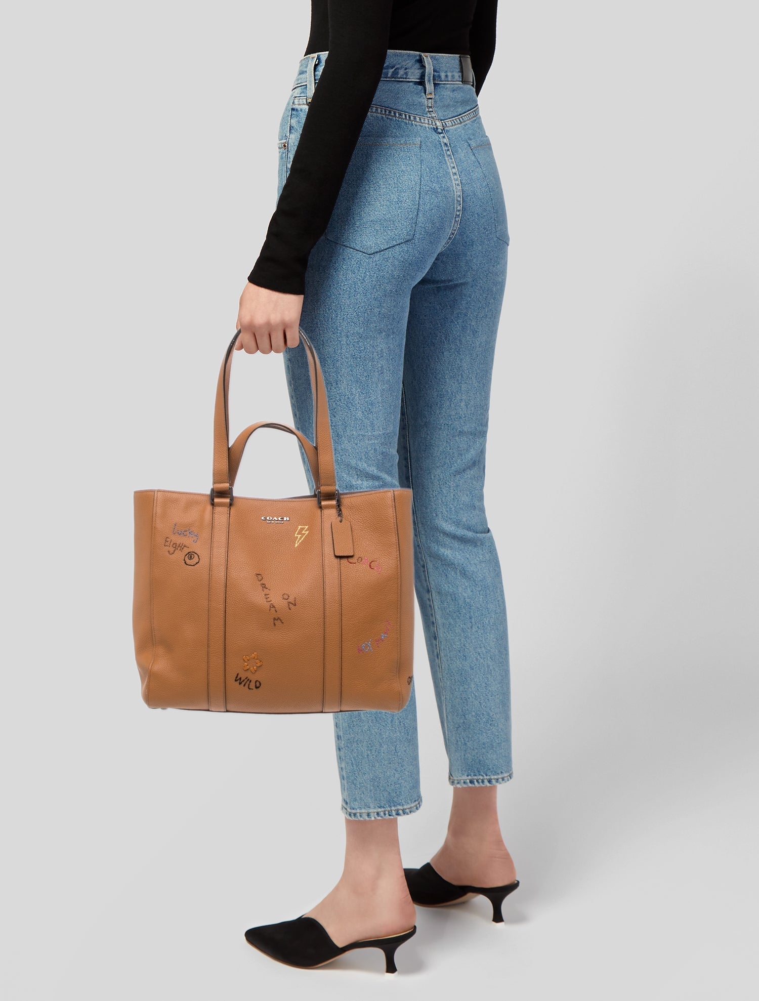 Coach Leather Tote