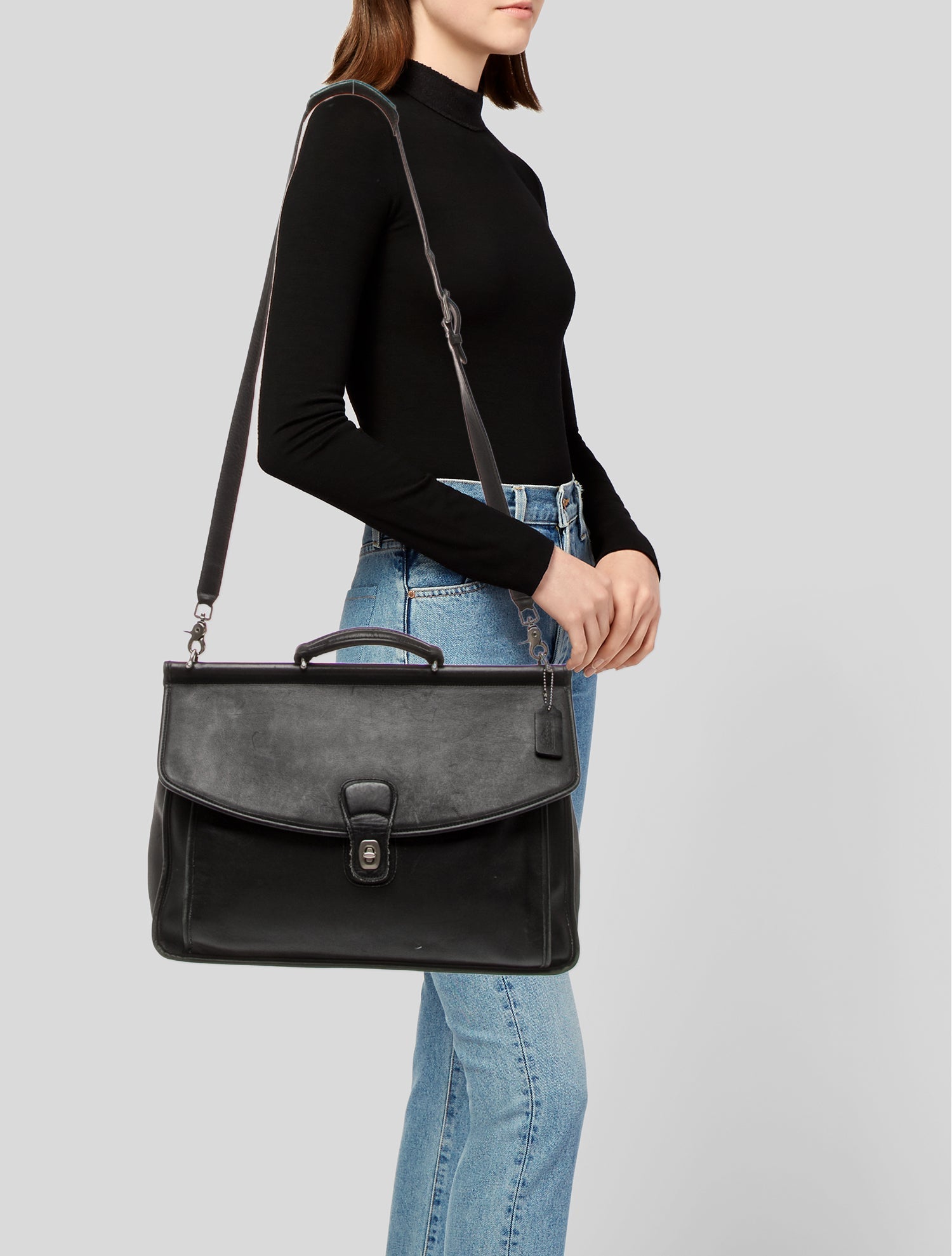 Coach Leather Briefcase