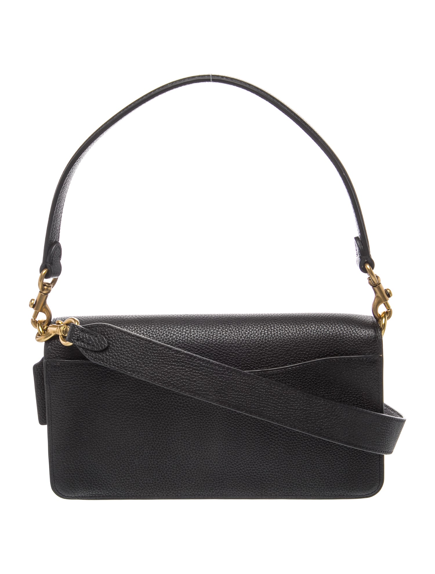 Coach Signature Shoulder Bag - Black Shoulder Bags, Handbags