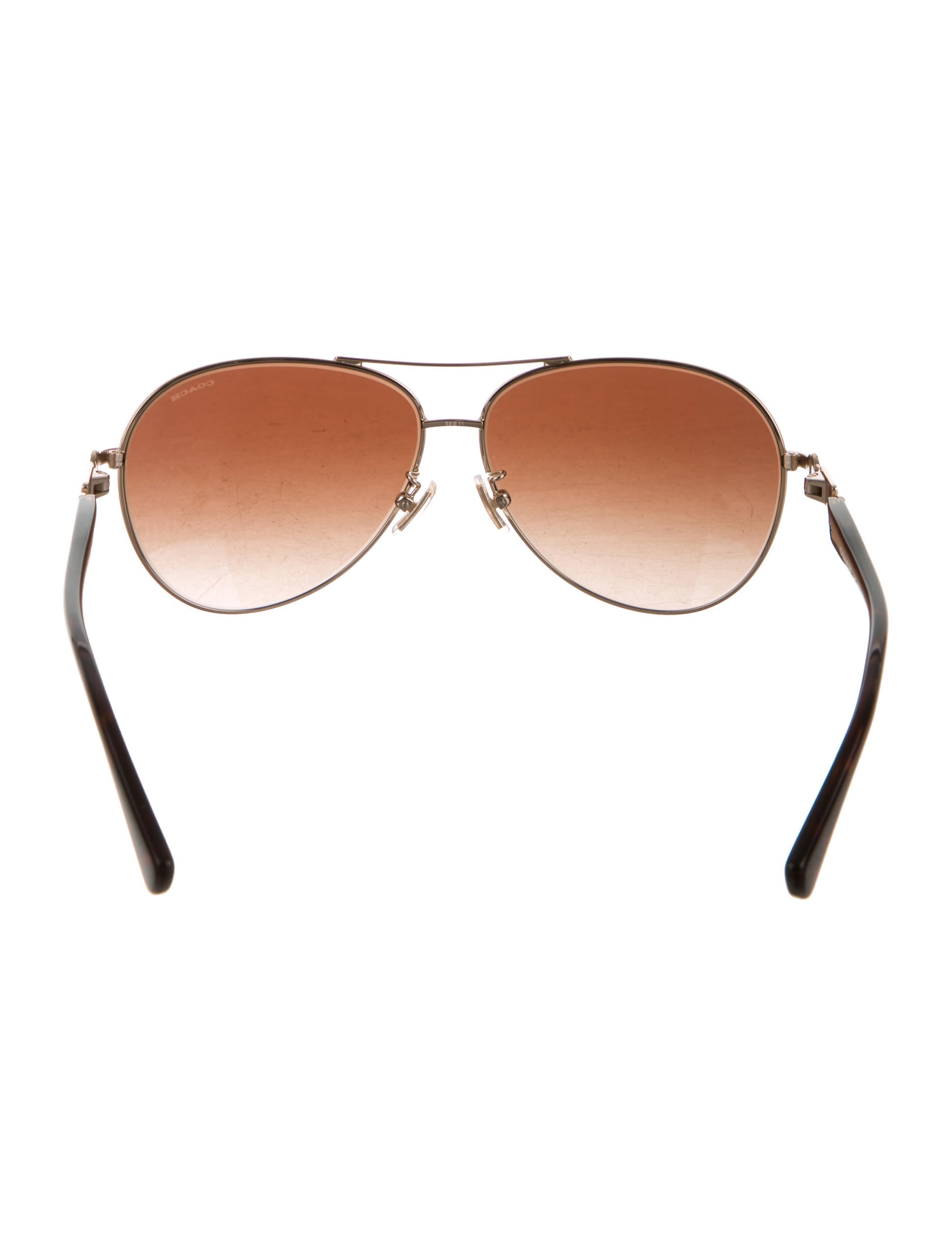 Coach Aviator Gradient Lens Sunglasses Accessories CCH20455 The