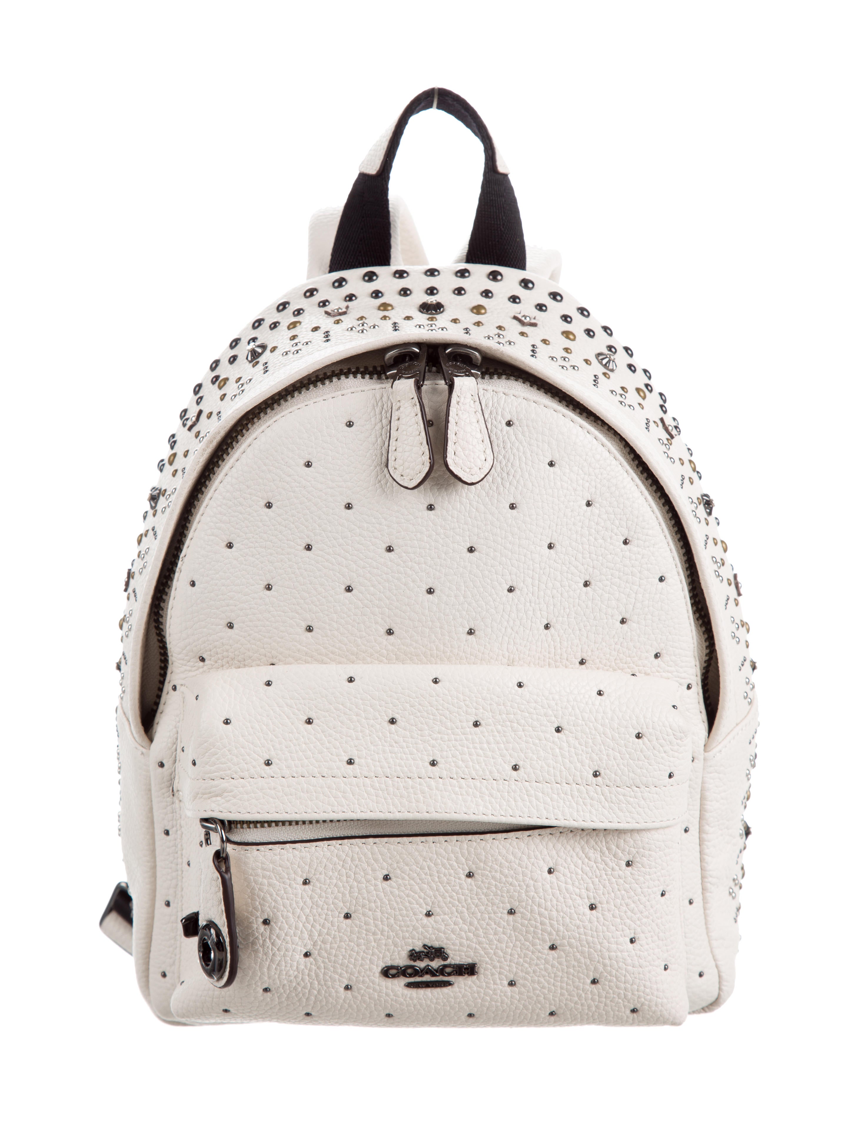 Coach Studded Leather Backpack