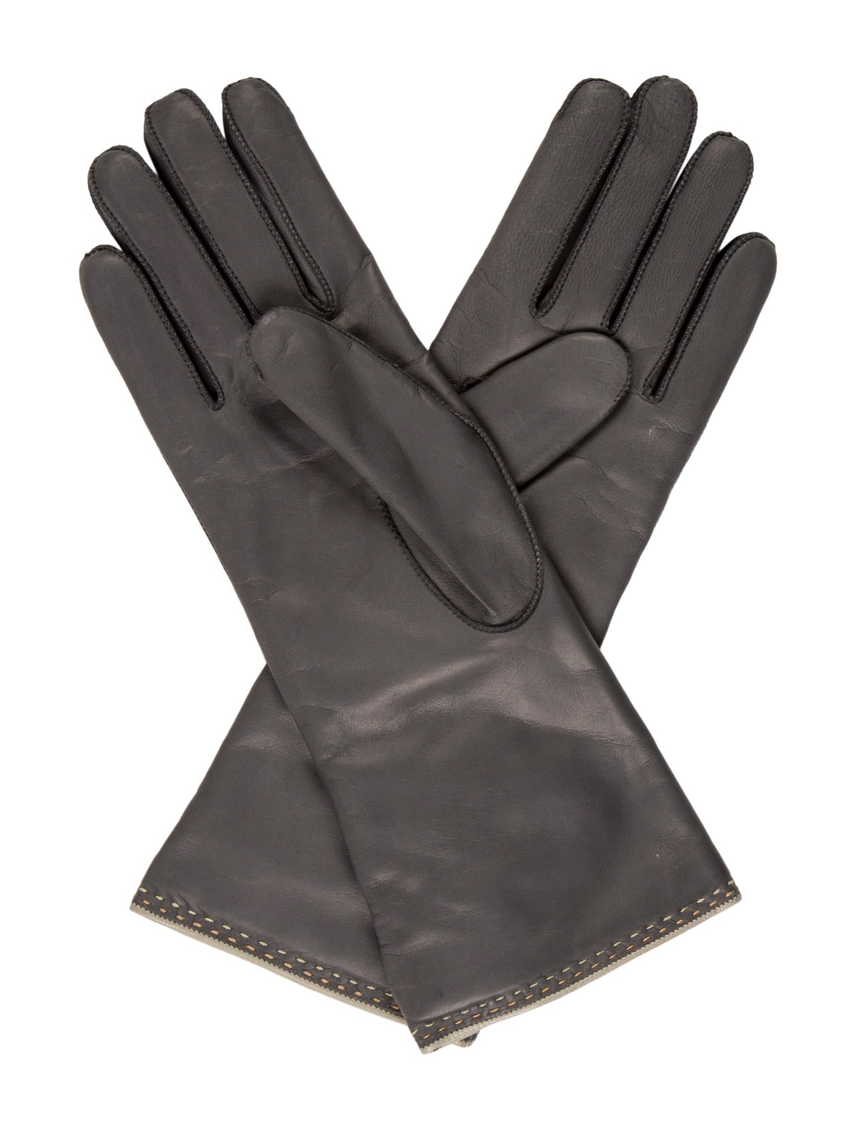 Coach Leather CashmereLined Gloves w/ Tags Accessories CCH20852